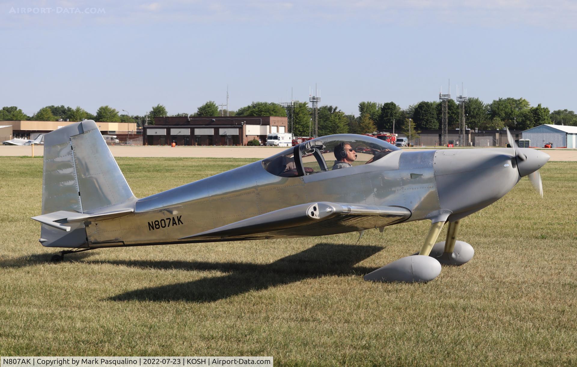 N807AK, 2020 Vans RV-7 C/N 74050, Vans RV-7