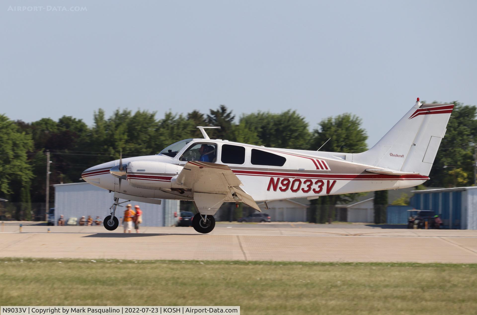 N9033V, 1972 Beech 95-B55 (T42A) Baron C/N TC-1436, Beech B55