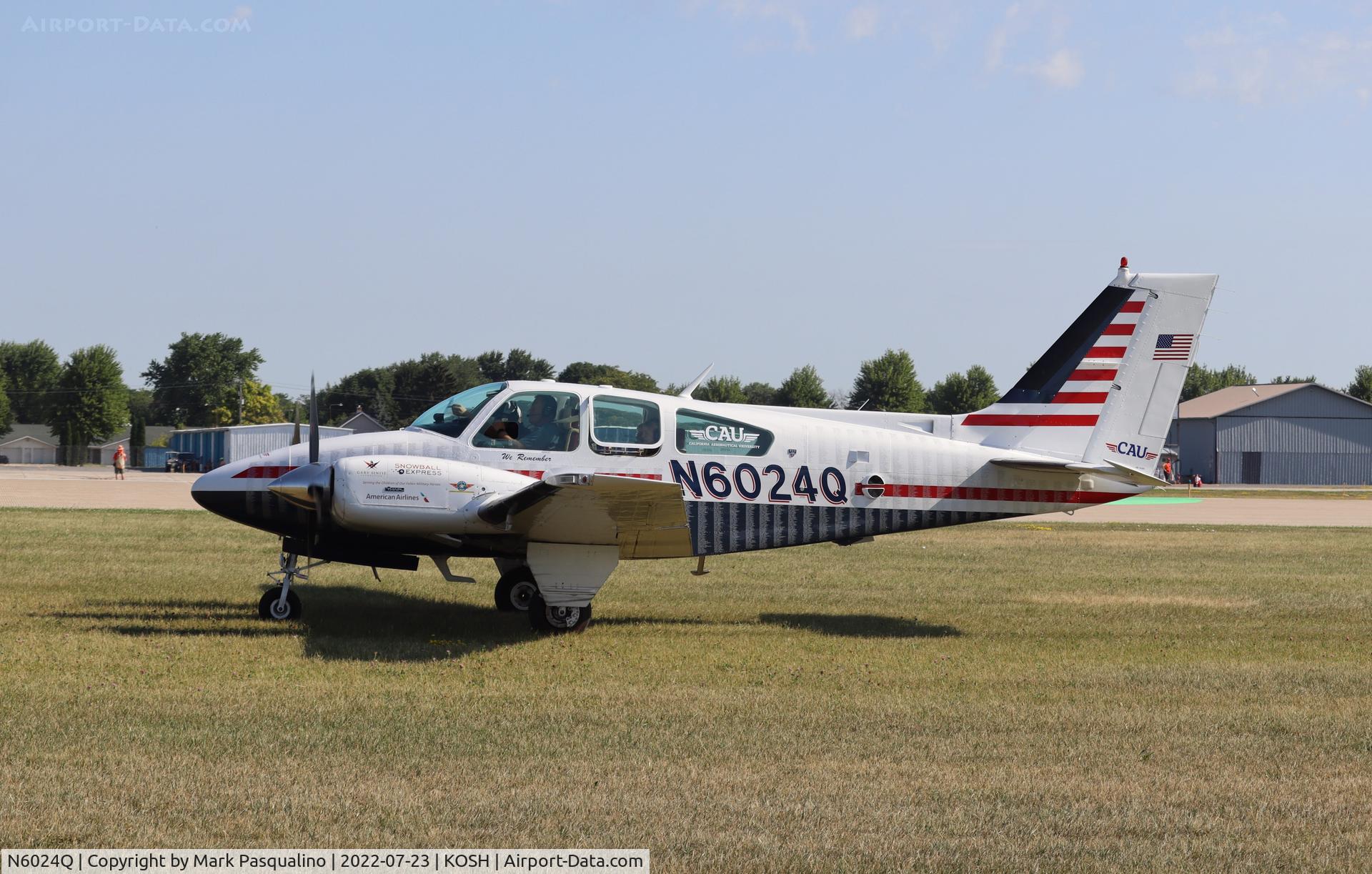 N6024Q, 1979 Beech 95-B55 (T42A) Baron C/N TC-2209, Beech B55