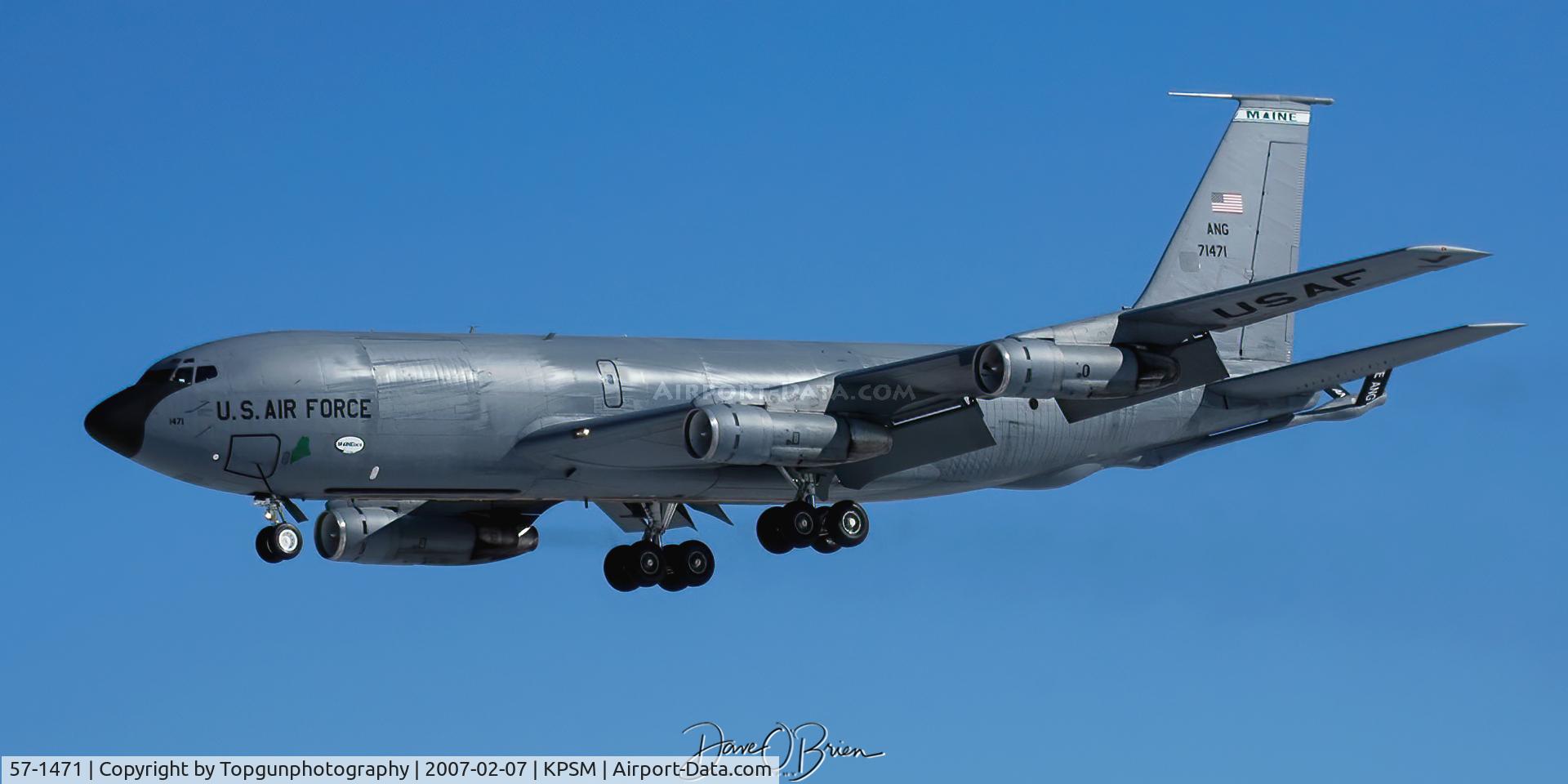 57-1471, 1957 Boeing KC-135E Stratotanker C/N 17542/T0151, MAINE41 Heavy working RW34