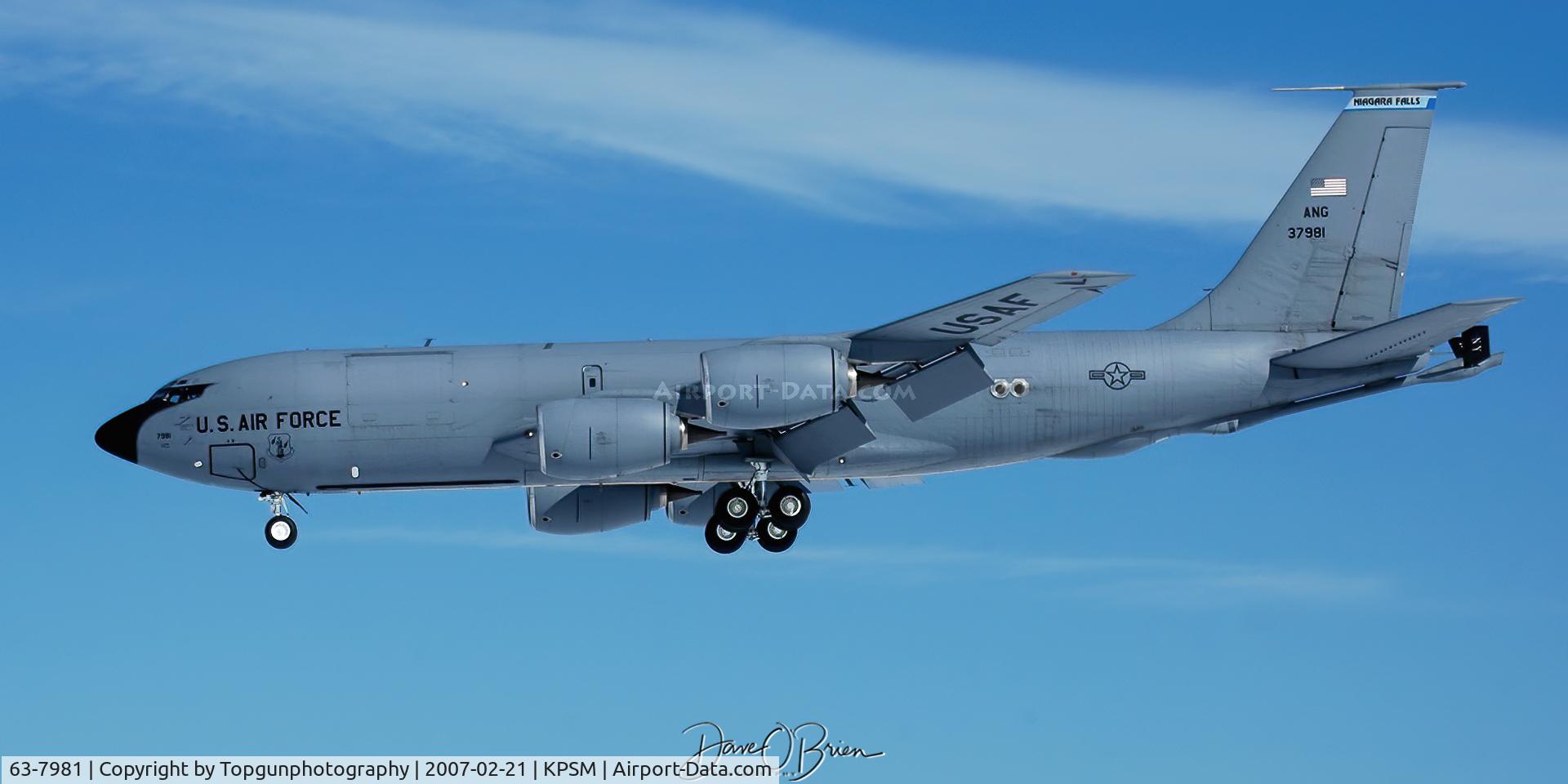 63-7981, 1963 Boeing KC-135R Stratotanker C/N 18598, 914th ARW