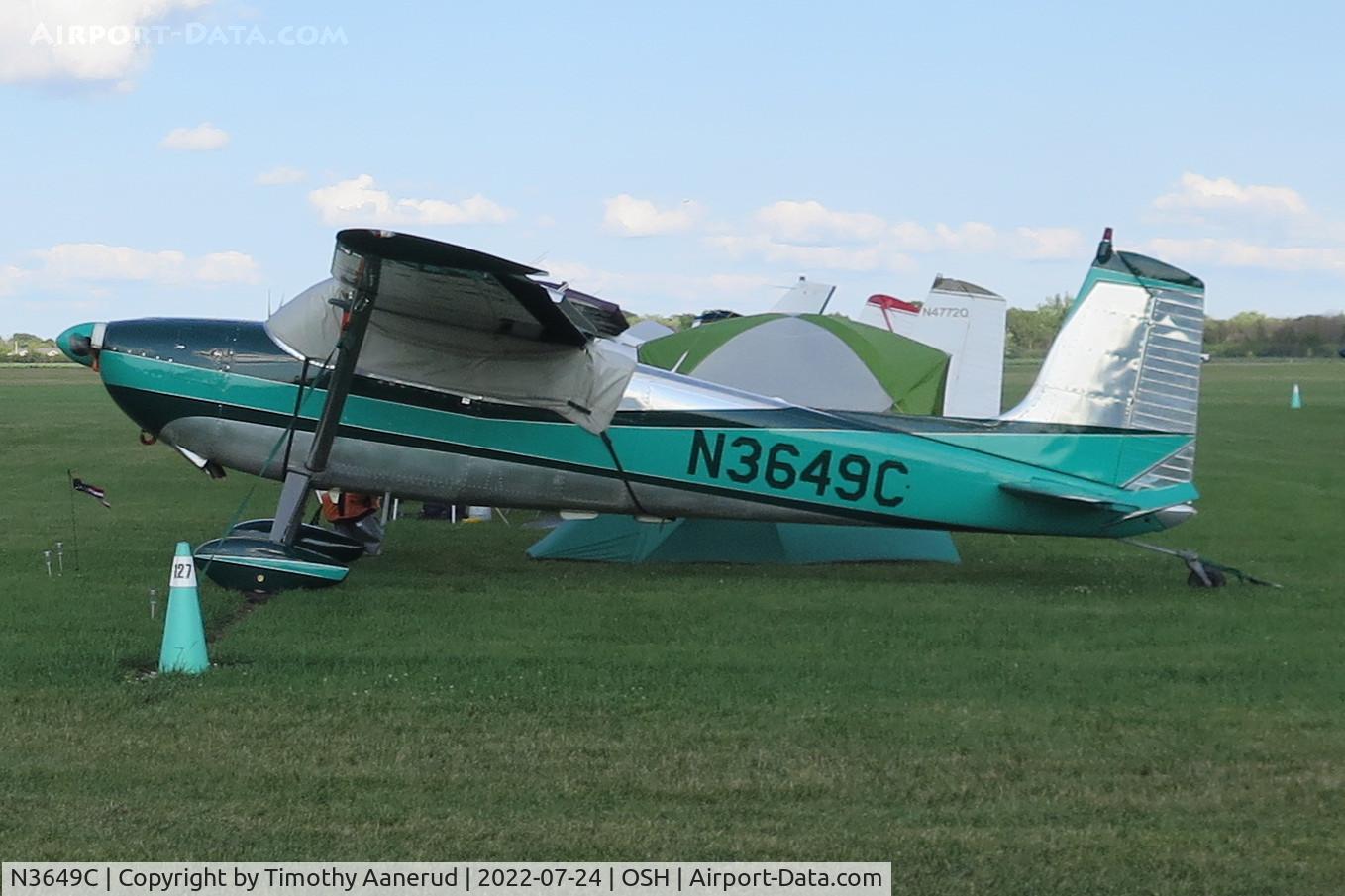 N3649C, 1954 Cessna 180 C/N 31147, 1954 Cessna 180, c/n: 31147, AirVenture 2022