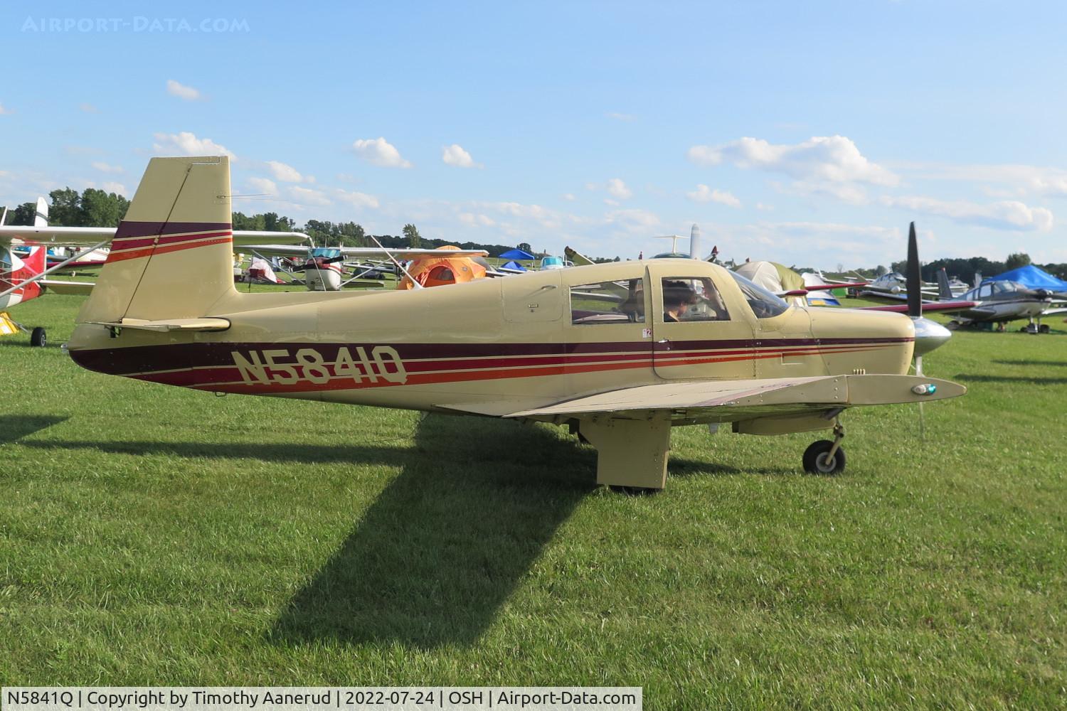 N5841Q, 1965 Mooney M20E C/N 786, 1965 Mooney M20E, c/n: 786, AirVenture 2022