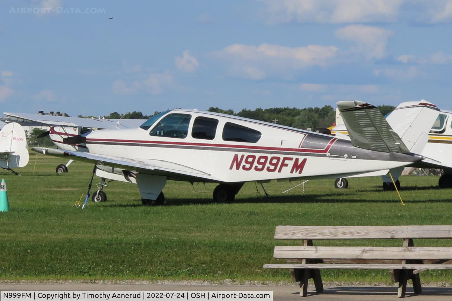 N999FM, 1959 Beech K35 Bonanza C/N D-6160, 1959 Beech K35, c/n: D-6160, AirVenture 2022