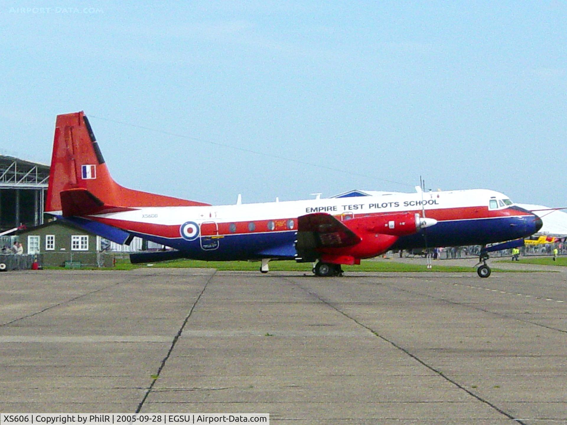 XS606, 1966 Hawker Siddeley HS-780 Andover C1 C/N Set 13/BN1, Empire Test Pilot Sshool HS Andover C1 Duxford 28 September 2005
