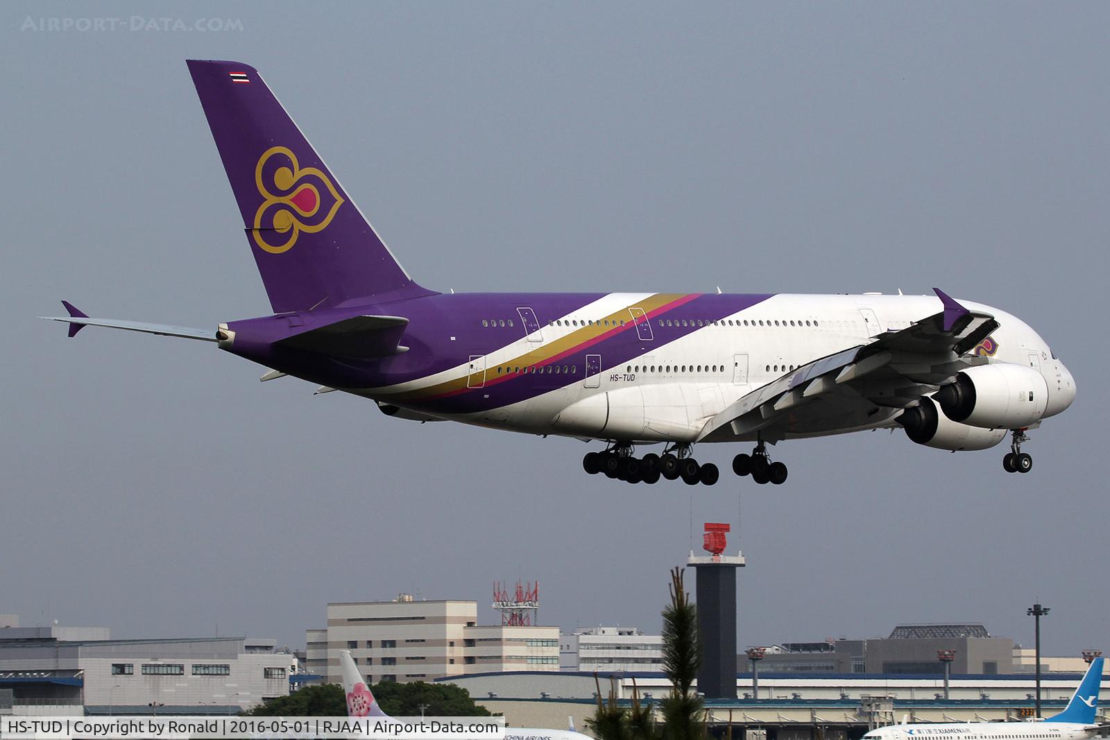 HS-TUD, 2012 Airbus A380-841 C/N 122, at nrt