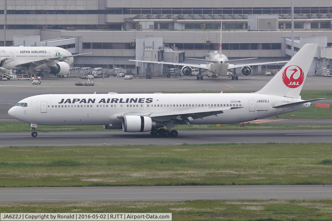JA622J, 2009 Boeing 767-346/ER C/N 37549, at hnd