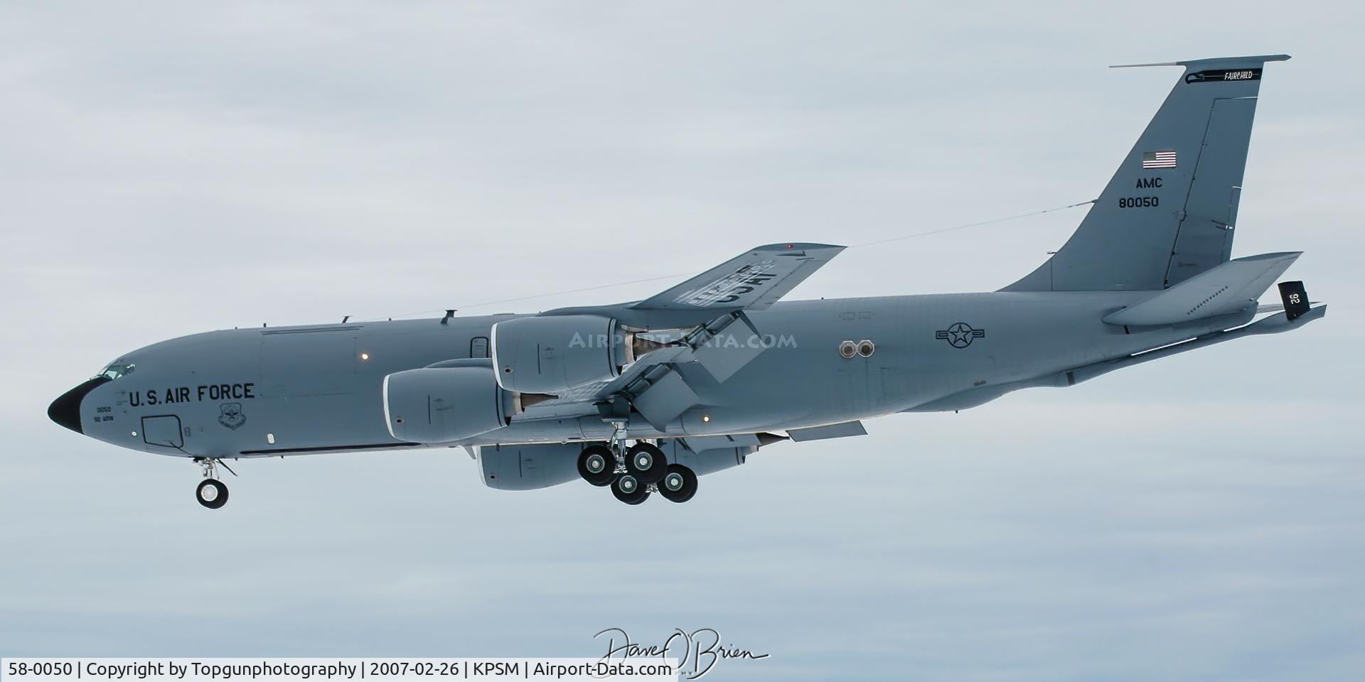 58-0050, 1958 Boeing KC-135T-BN Stratotanker C/N 17795, Fairchild tanker