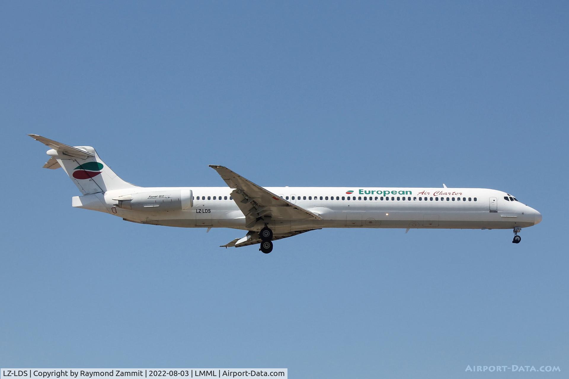 LZ-LDS, 1993 McDonnell Douglas MD-82 (DC-9-82) C/N 53218, McDonnell Douglas MD-82 LZ-LDS European Air Charter