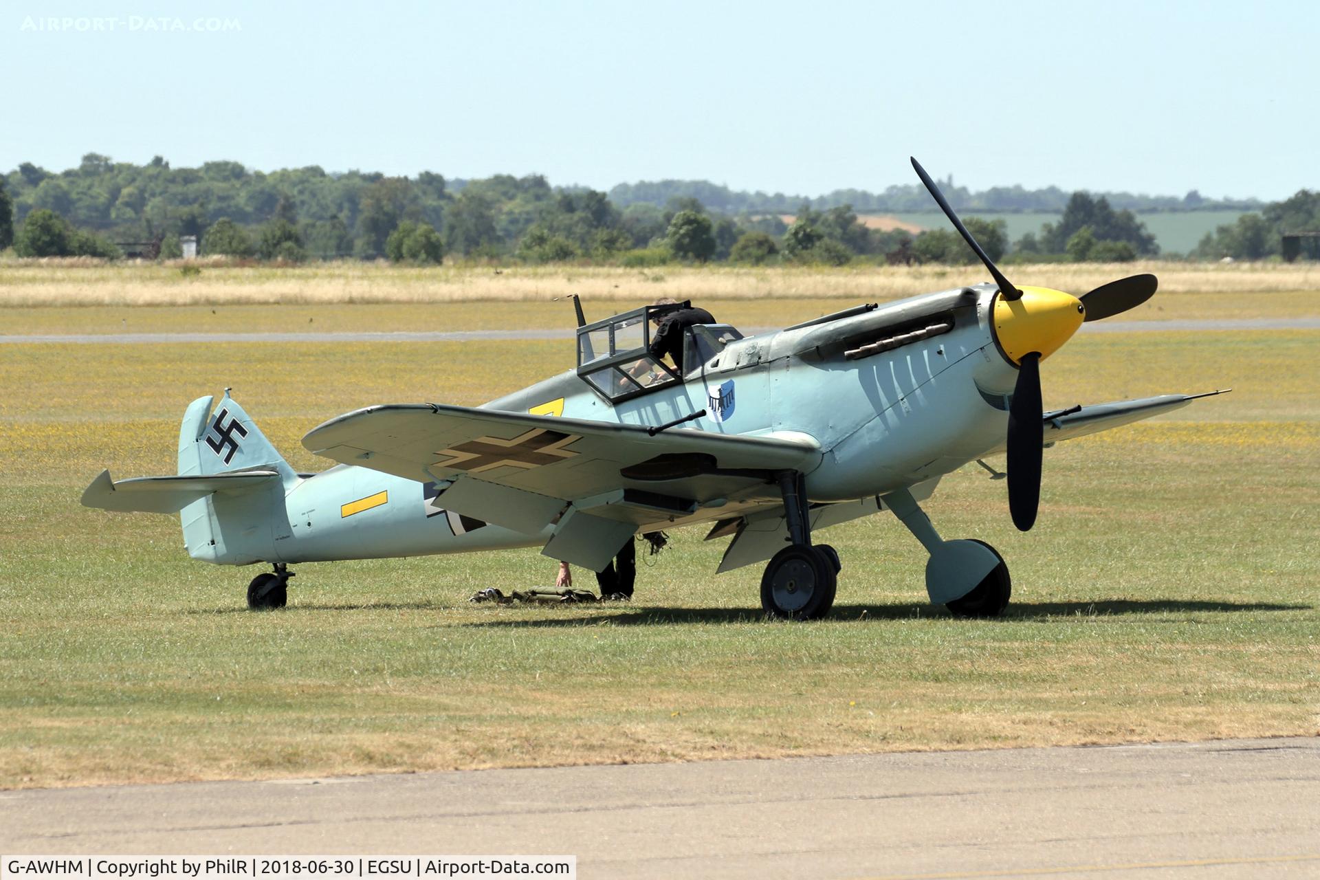 G-AWHM, 1958 Hispano HA-1112-M1L Buchon C/N 187, 7 1958 HA-1112 M4L Buchon Duxford