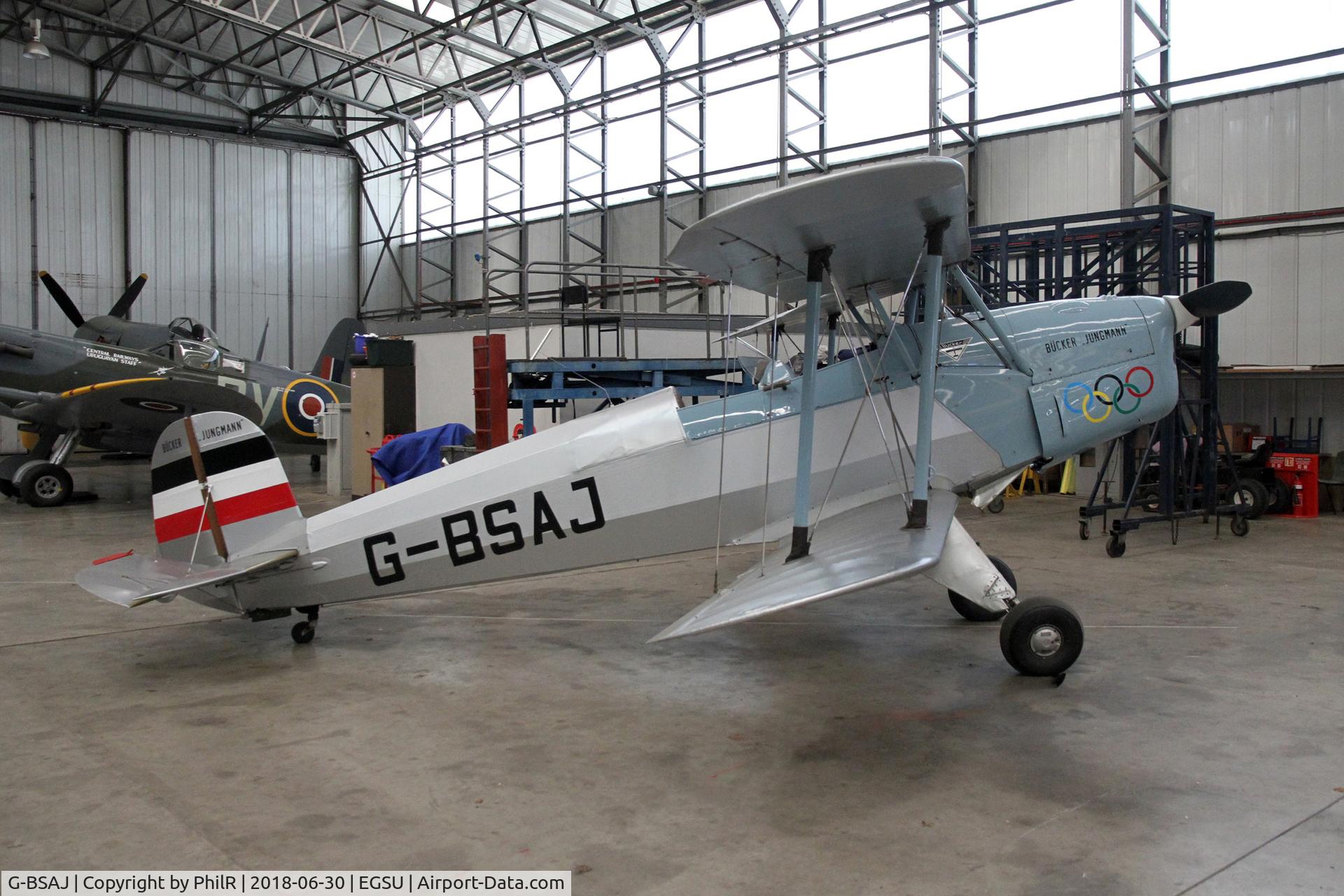 G-BSAJ, 1954 CASA 1-131E Jungmann C/N 2209, CASA 1-131-E3B Duxford 