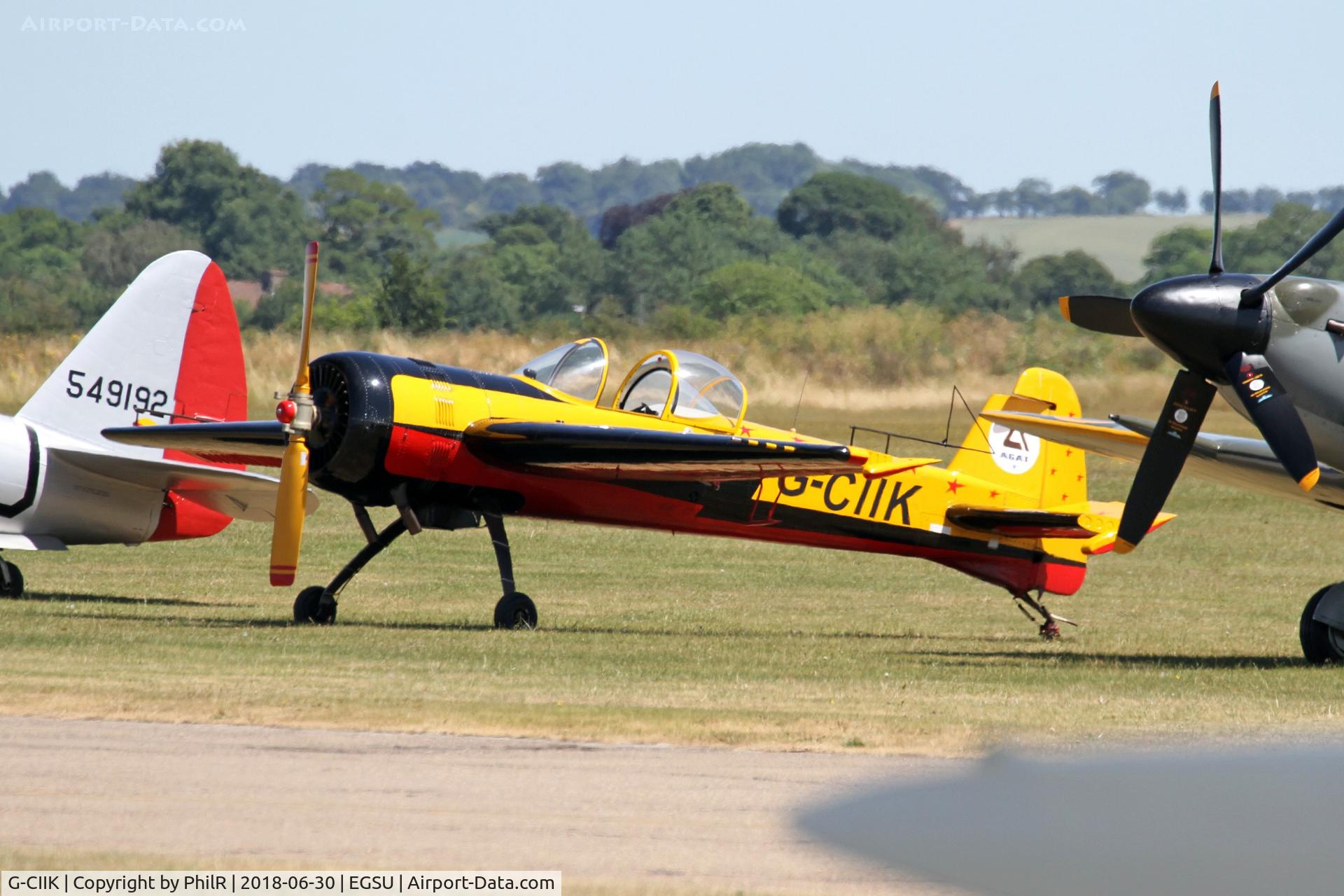 G-CIIK, 1990 Yakovlev Yak-55 C/N 900909, Yak 55 Duxford
