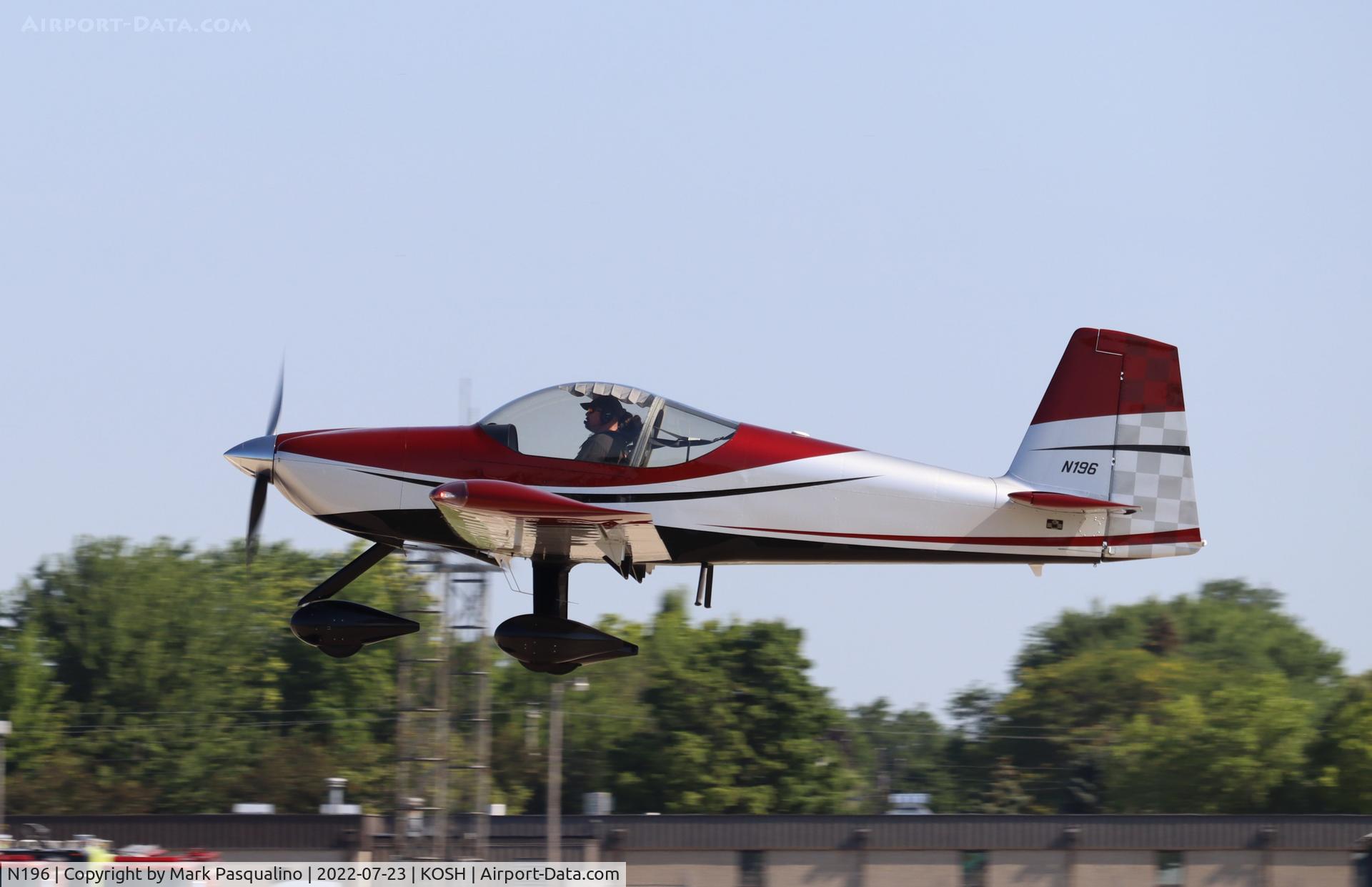 N196, 2017 Vans RV-14A C/N 140376, Vans RV-14A