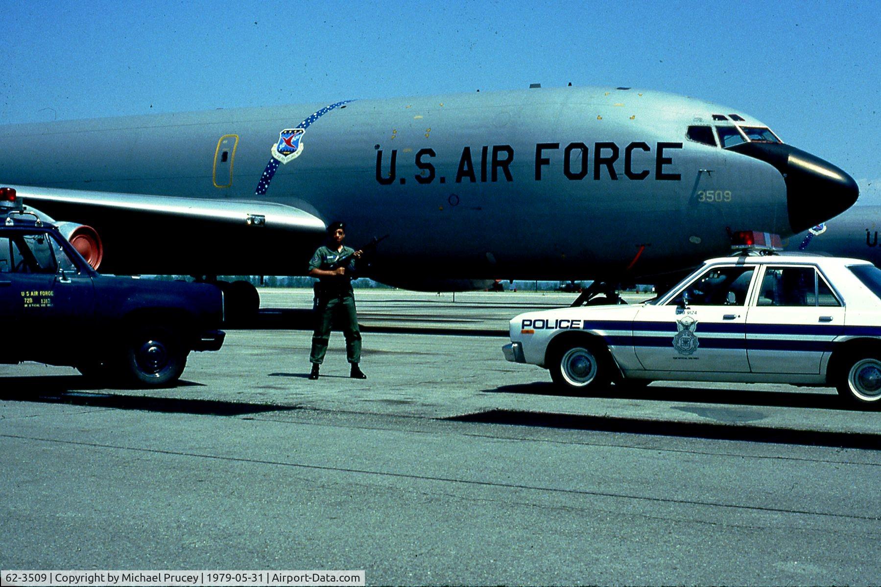 62-3509, 1962 Boeing KC-135A Stratotanker C/N 18492, Photos taken 1979 Rickenbacker AFB, Ohio