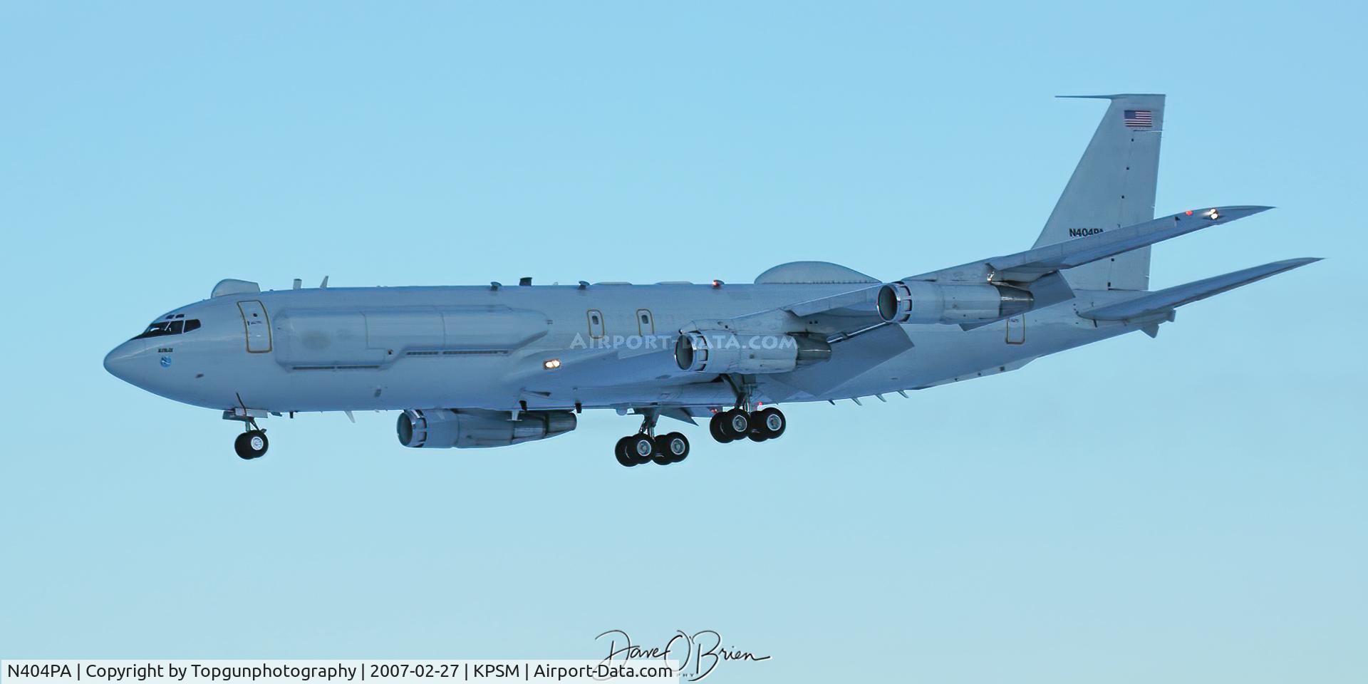 N404PA, 1964 Boeing 707-321B C/N 18835, Back when it was Paul Revere