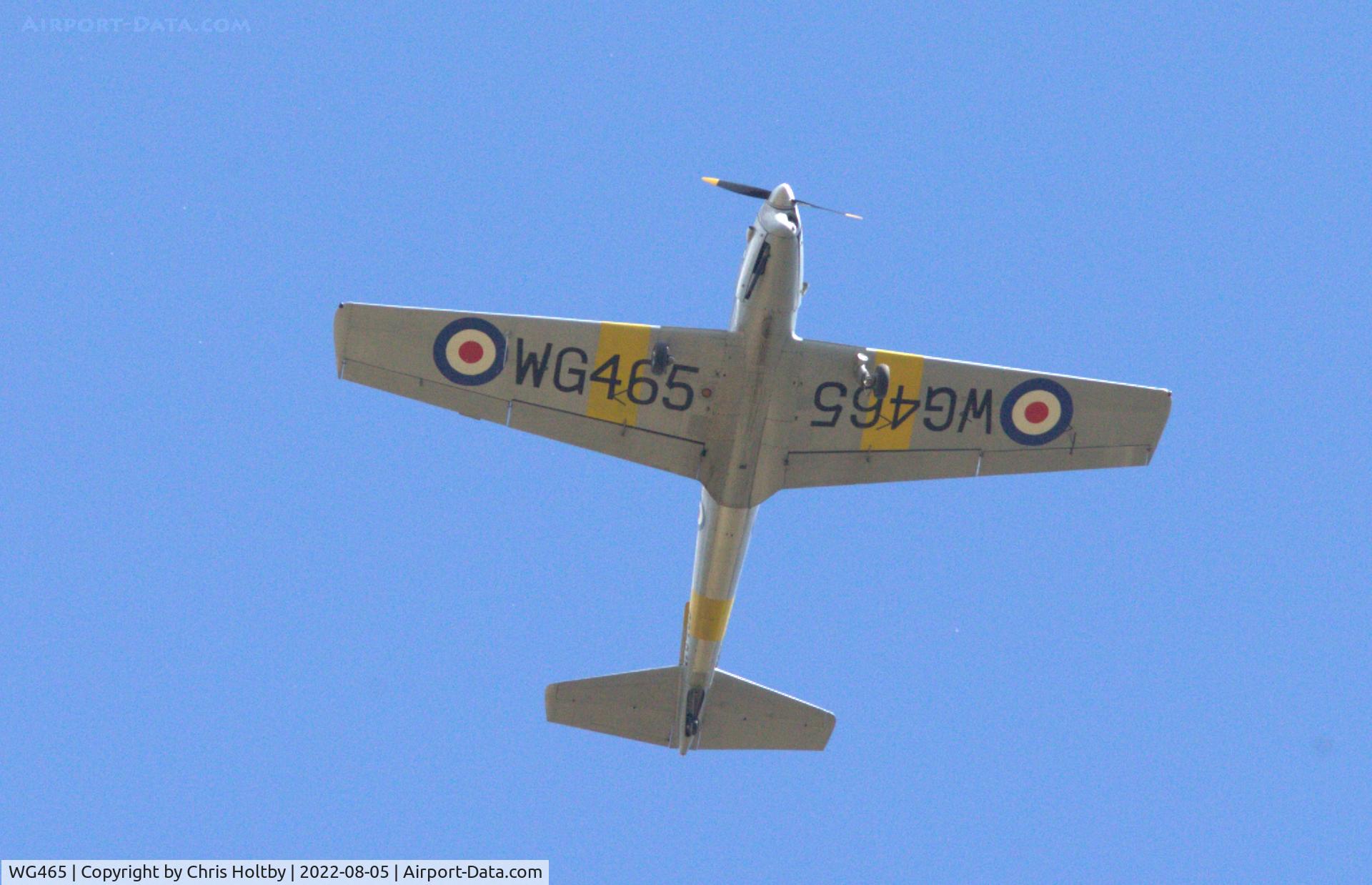 WG465, 1951 De Havilland DHC-1 Chipmunk T.10 C/N C1/0515, Over Potters Bar, Herts