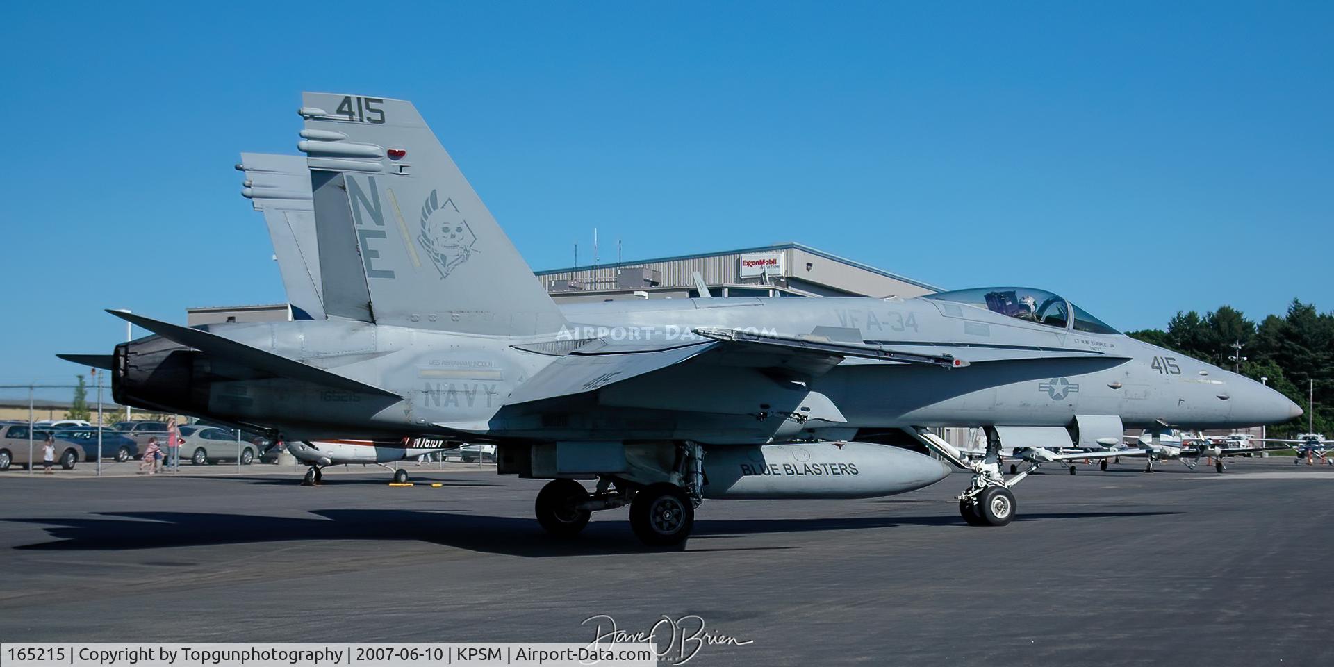 165215, McDonnell Douglas F/A-18C Hornet C/N 1392/C440, heading back home to NAS Oceana