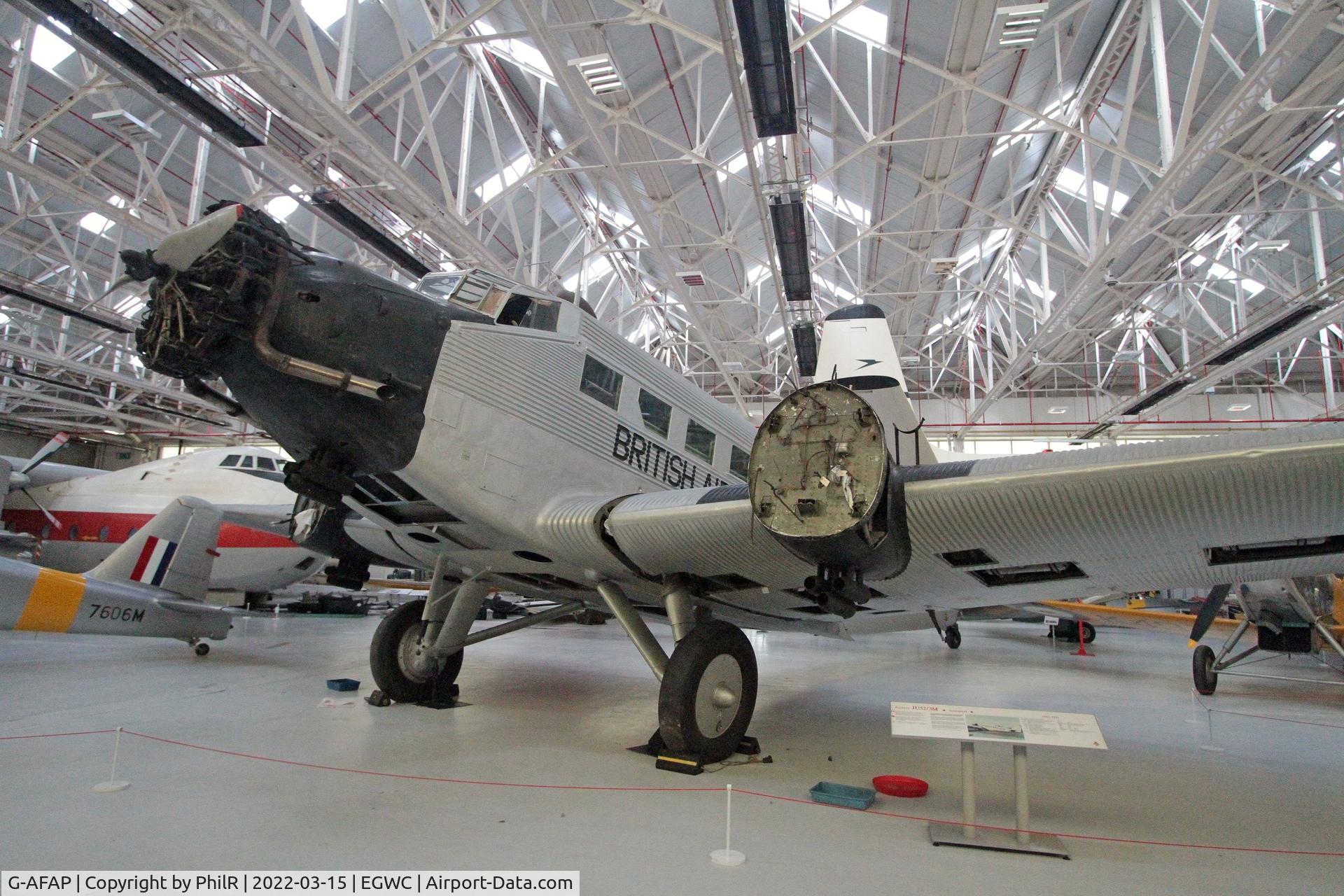 G-AFAP, Junkers (CASA) 352L (Ju-52) C/N 163, G-AFAP (T2B.272) 1954 CASA 352L Cosford Aerospace Museum