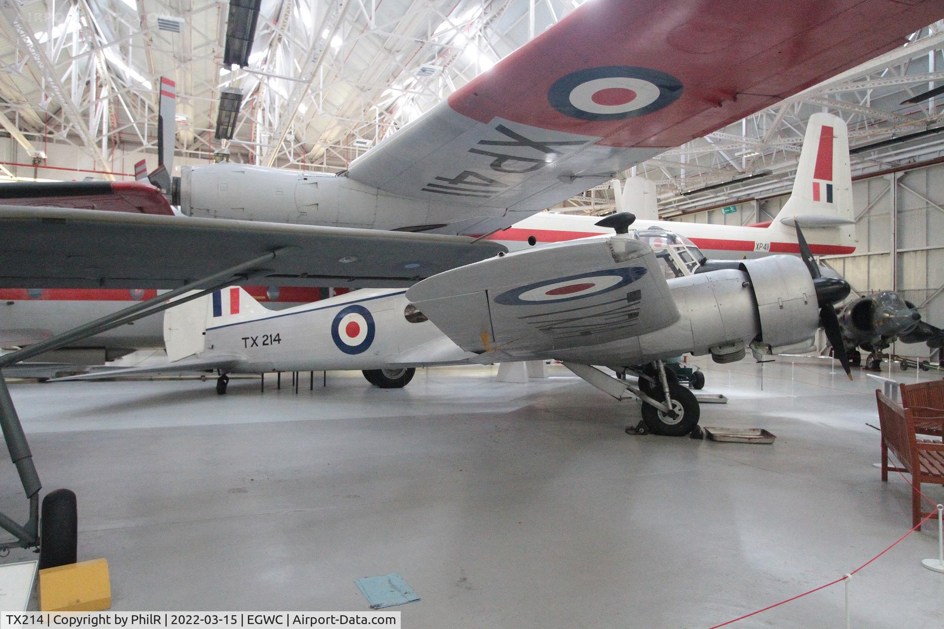 TX214, Avro 652A Anson C.19 C/N 33786, TX214 1946 Avro Anson C19 Cosford Aerospace Museum