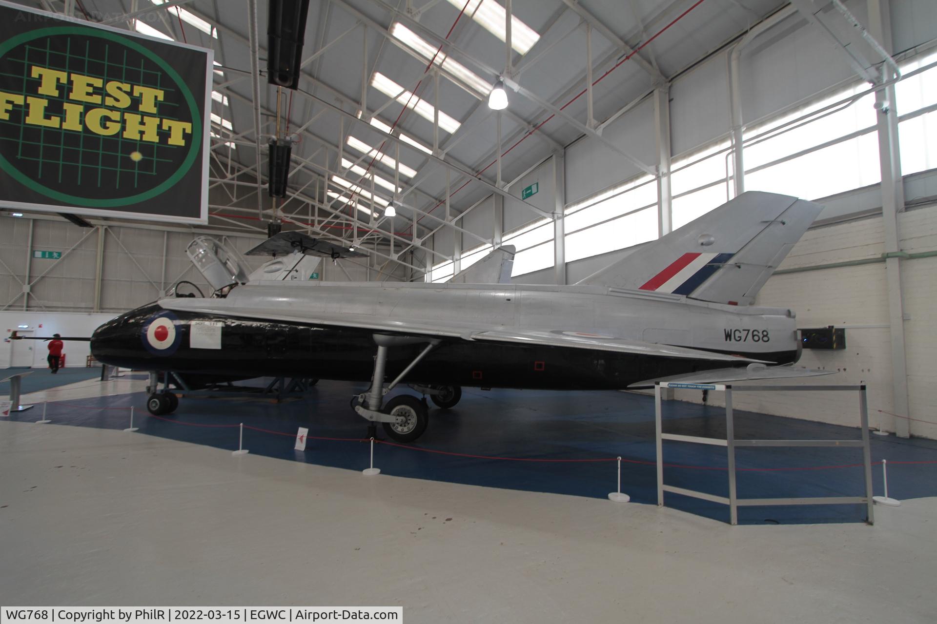 WG768, 1952 Short SB.5 C/N SH1605, WG768 1952 Short SB5 Cosford Aerospace Museum