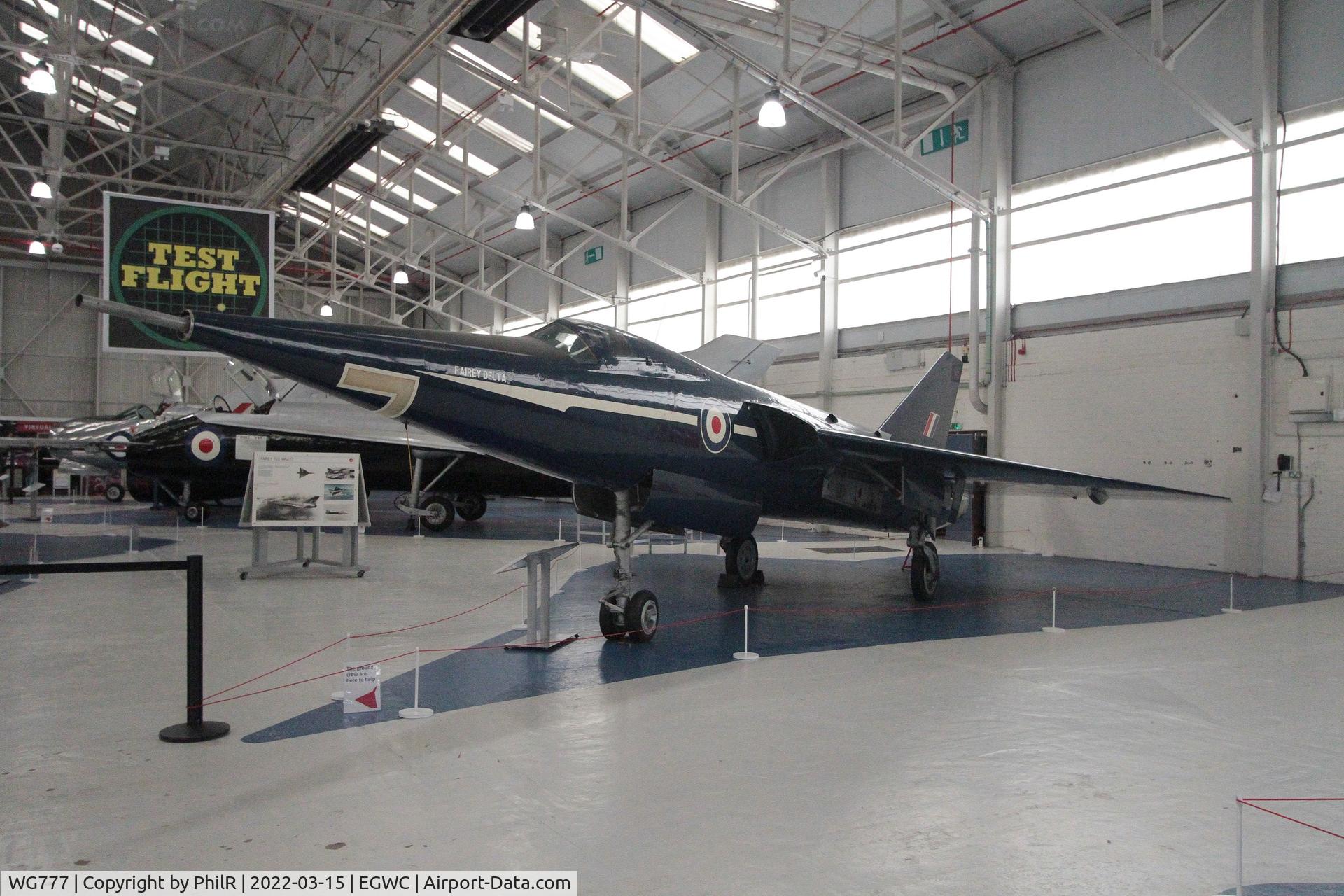 WG777, 1956 Fairey Delta FD2 C/N F9422, WG777 1956 Fairey Delta FD-2  Cosford Aerospace Museum