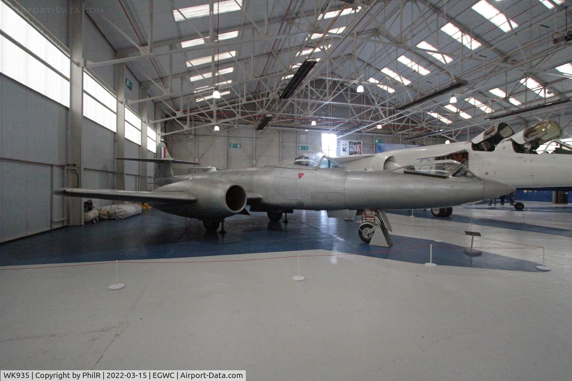 WK935, Gloster Meteor F.8(Mod) C/N Not found WK935, WK935 1951 Gloster Meteor F8 modified 1954 Prone Position Cosford Aerospace Museum
