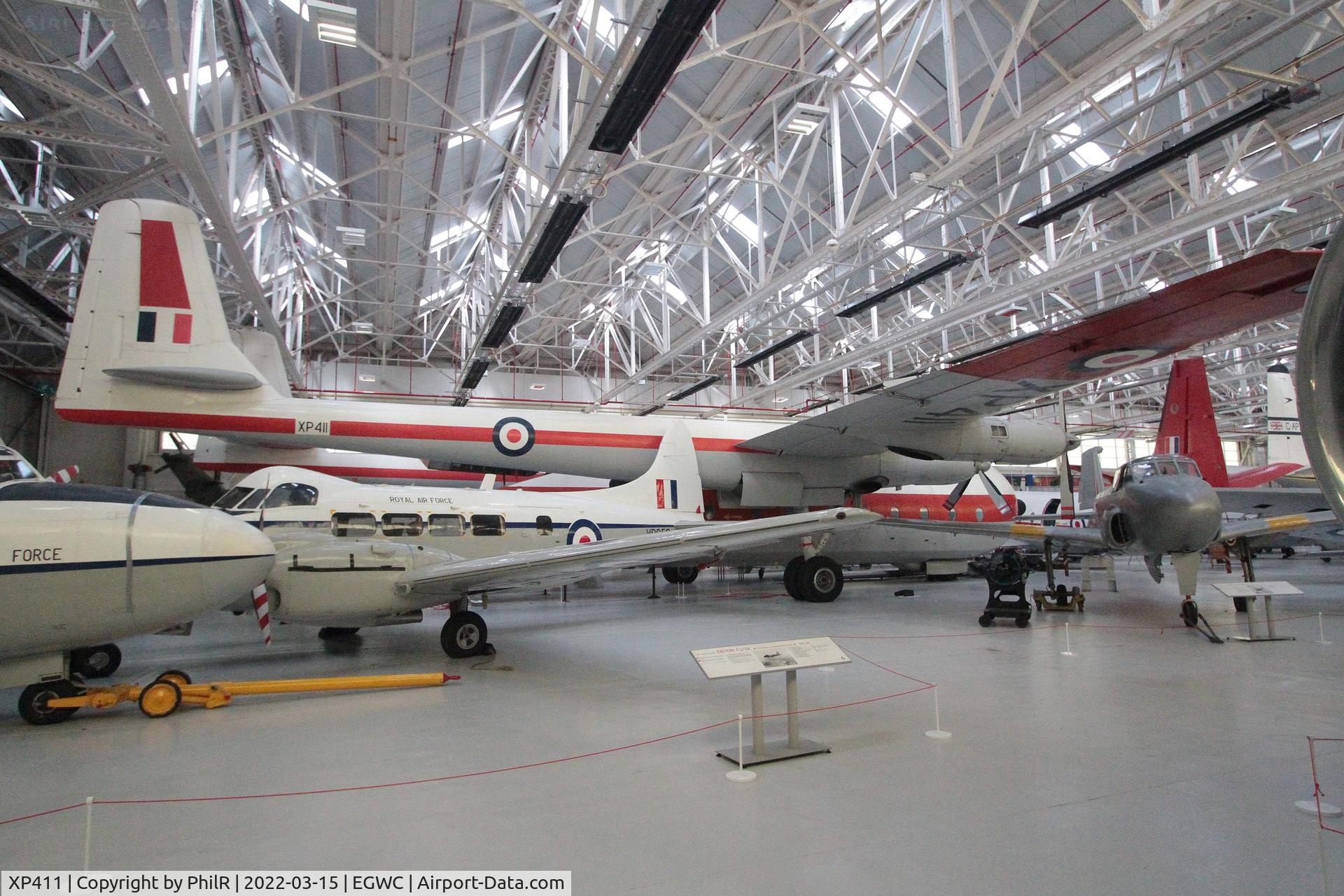 XP411, 1962 Armstrong Whitworth AW-660 Argosy C.1 C/N 6766, XP411 1962 Armstrong Whitworth Argosy C1 Cosford Aerospace Museum