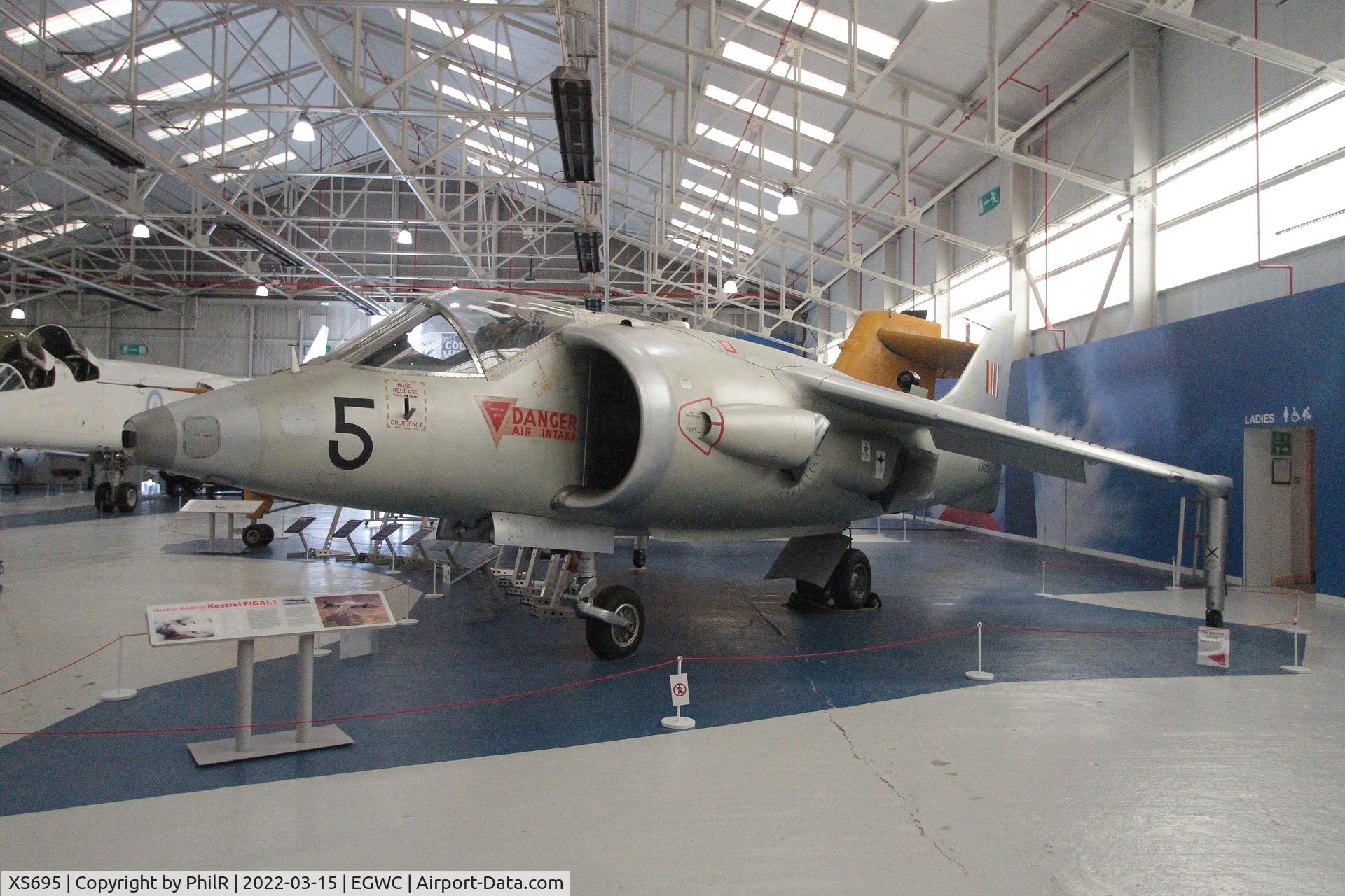 XS695, 1964 Hawker Siddeley Kestrel FGA1 C/N Not Found - XS695, XS695 1964 Hawker Siddeley Kestrel FGA1 Cosford Aerospace Museum