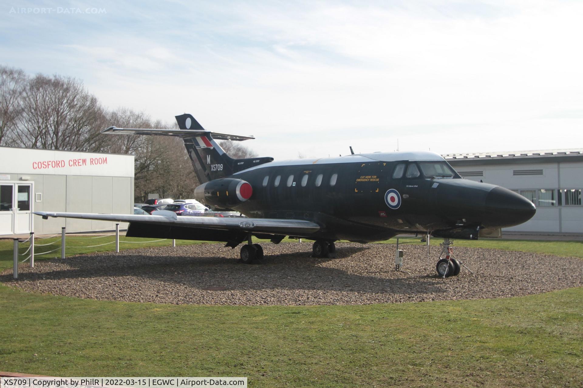 XS709, 1964 Hawker Siddeley HS.125 Dominie T.1 C/N 25011, XS709 1964 HS Dominie T1 Cosford Aerospace Museum