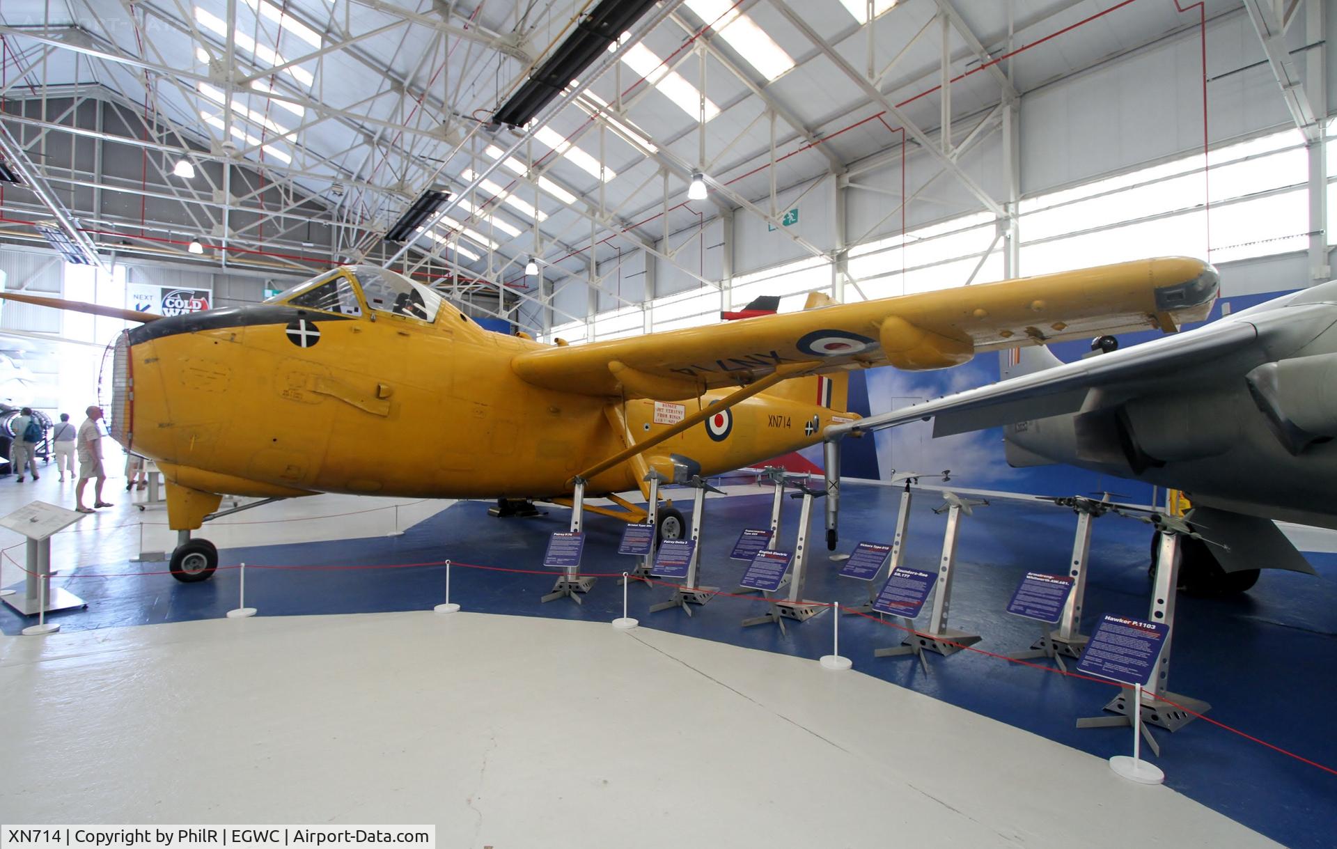 XN714, 1963 Hunting H.126 C/N H1-1, XN714 1963 Hunting H126 Cosford