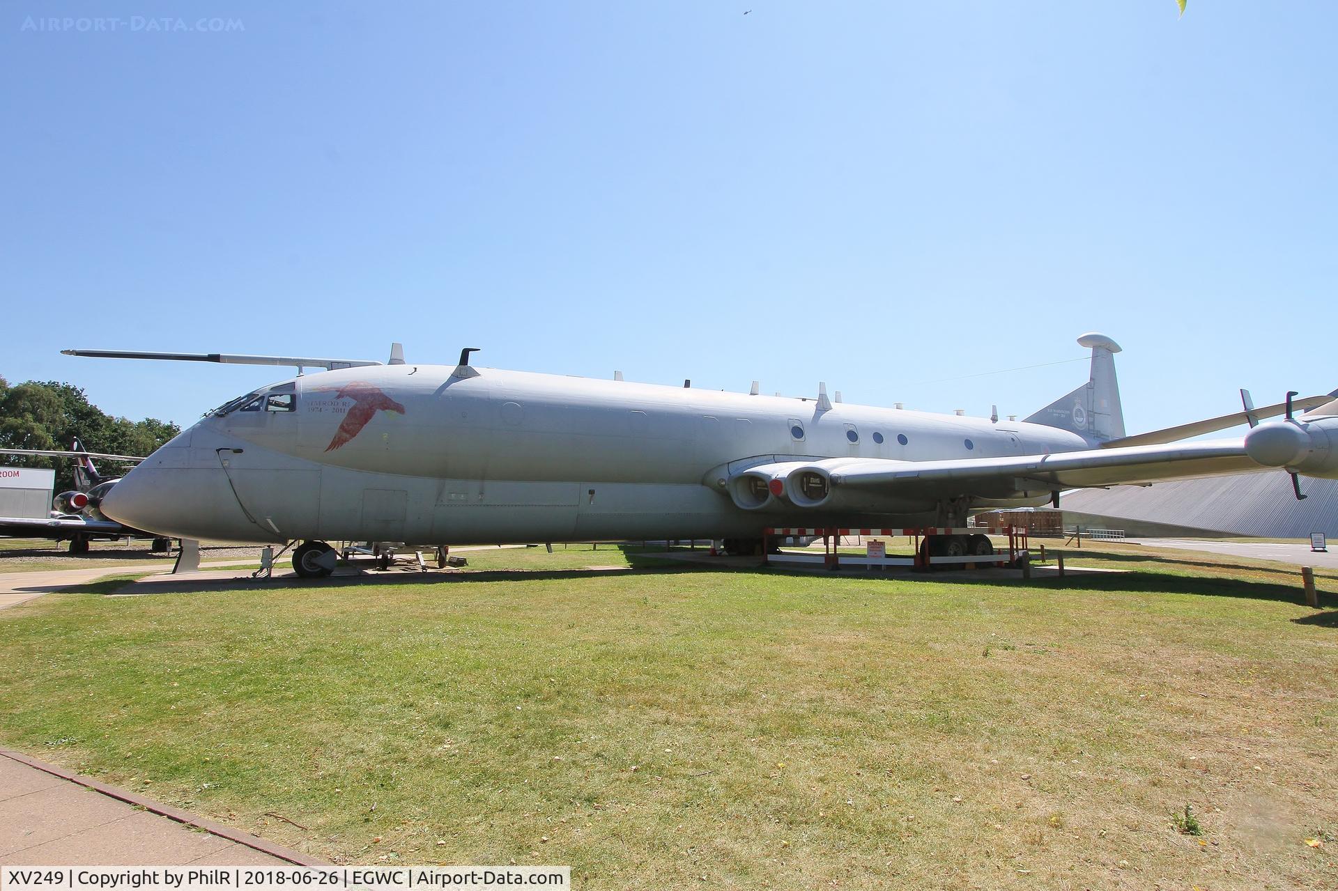 XV249, Hawker Siddeley Nimrod R.1 C/N 8024, XV249 HS Nimrod R1 Cosford