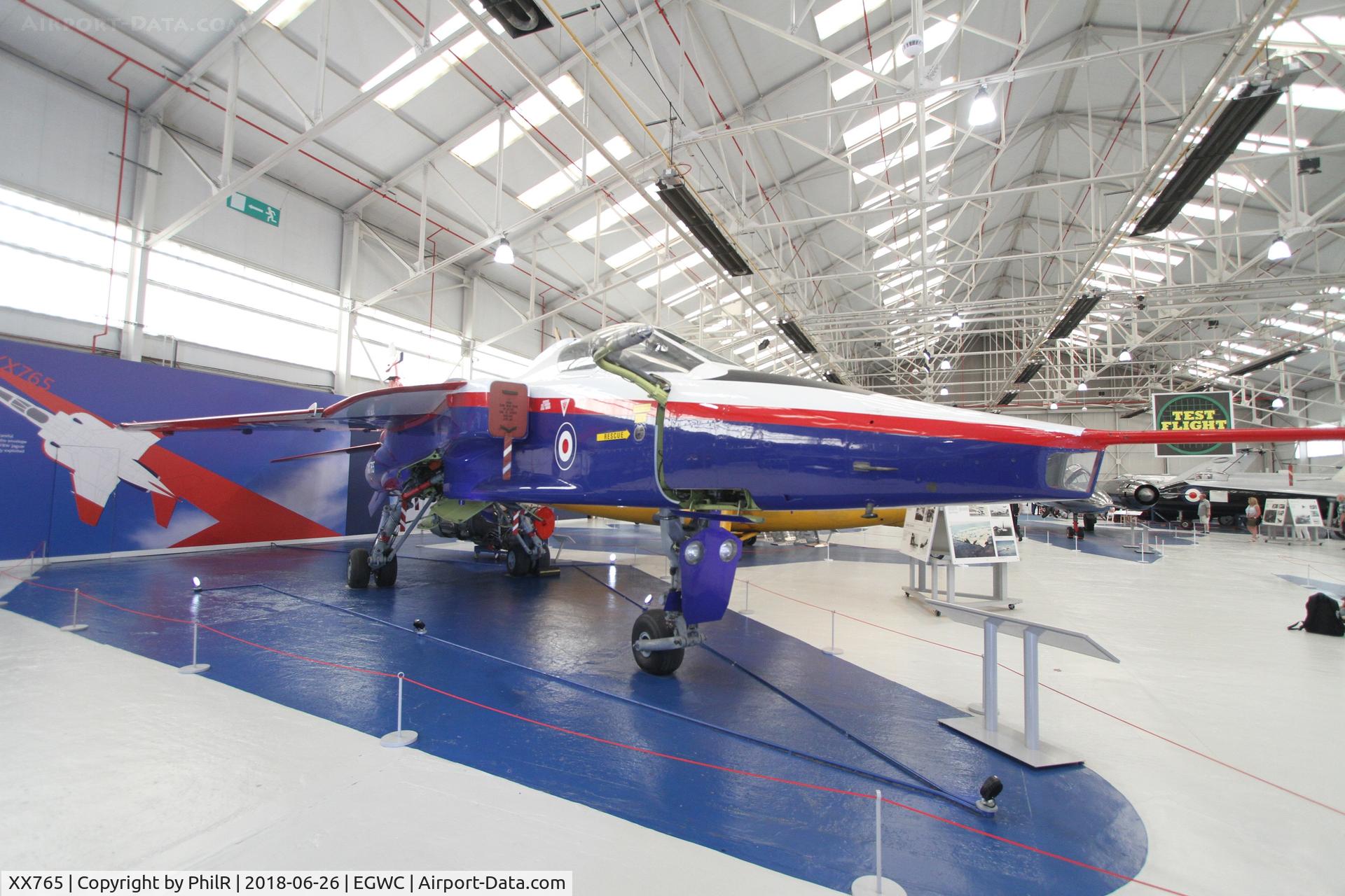 XX765, 1975 Sepecat Jaguar GR.3A C/N S.62, XX765 1975 BAC Jaguar GR1 Cosford