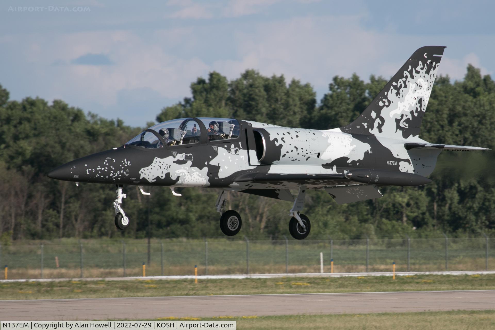 N137EM, 1980 Aero L-39 Albatros C/N PA031615, Arriving at AirVenture 2022; new Polaris Program team paint job