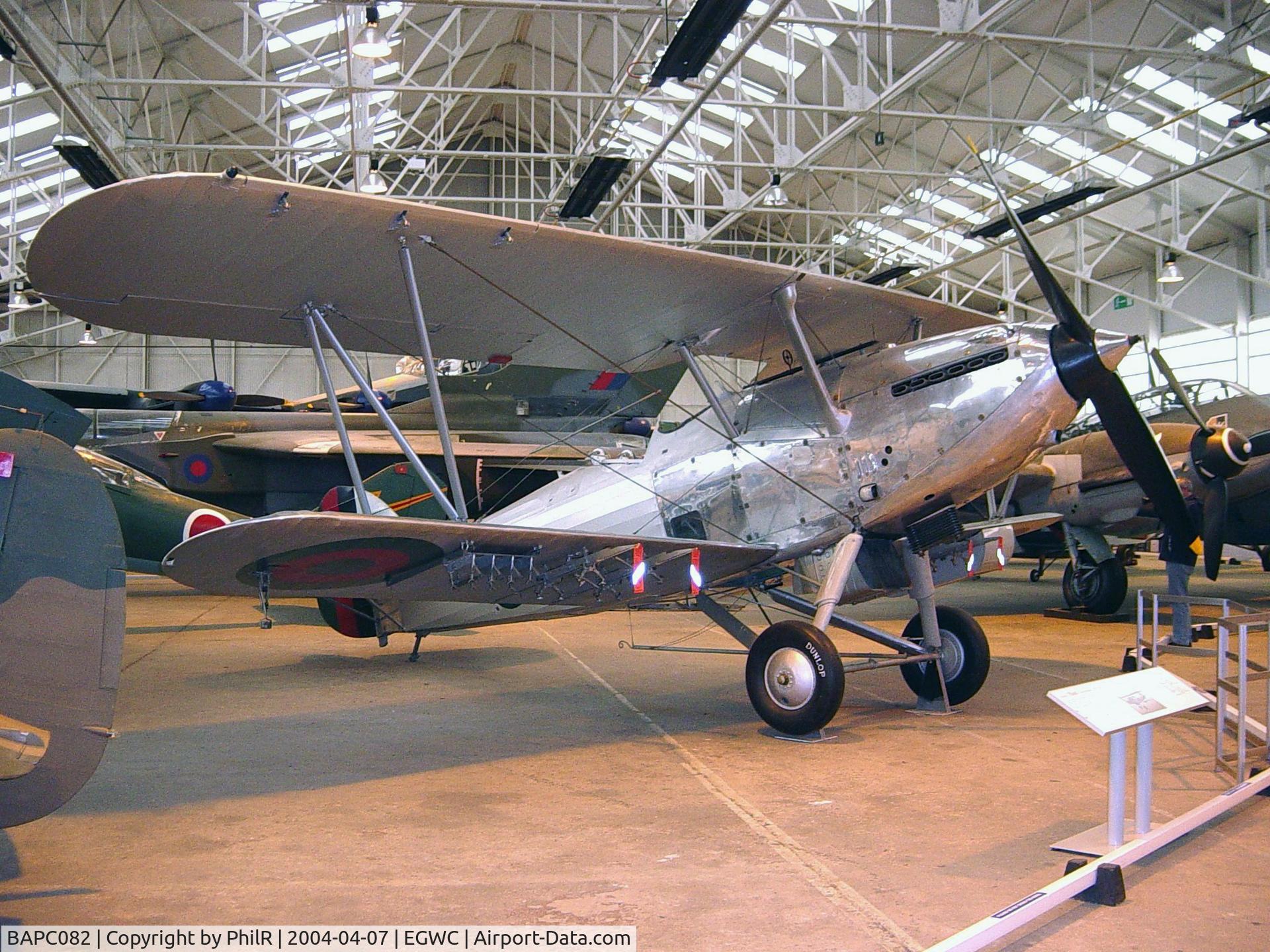 BAPC082, 1937 Hawker Afghan Hind C/N 41H/81899, Afghan Air Force 1937 Hawker Hind Cosford