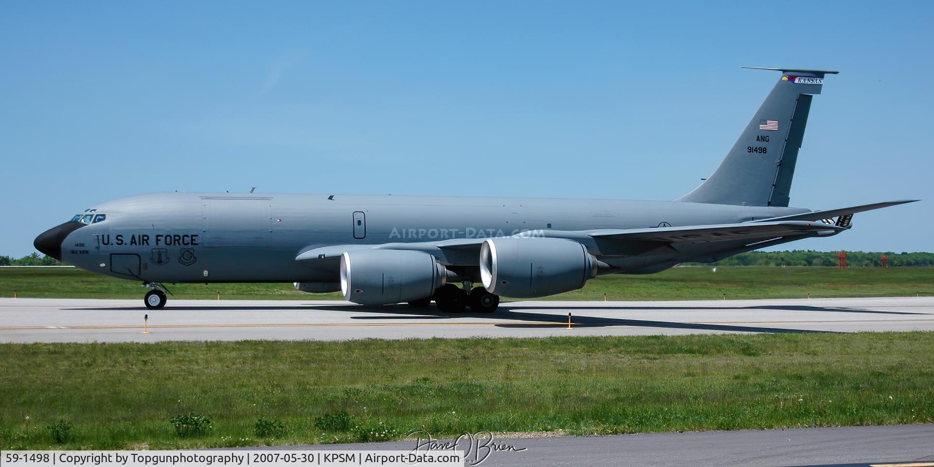 59-1498, 1959 Boeing KC-135R Stratotanker C/N 17986, With the KS ANG, now with Maine ANG
