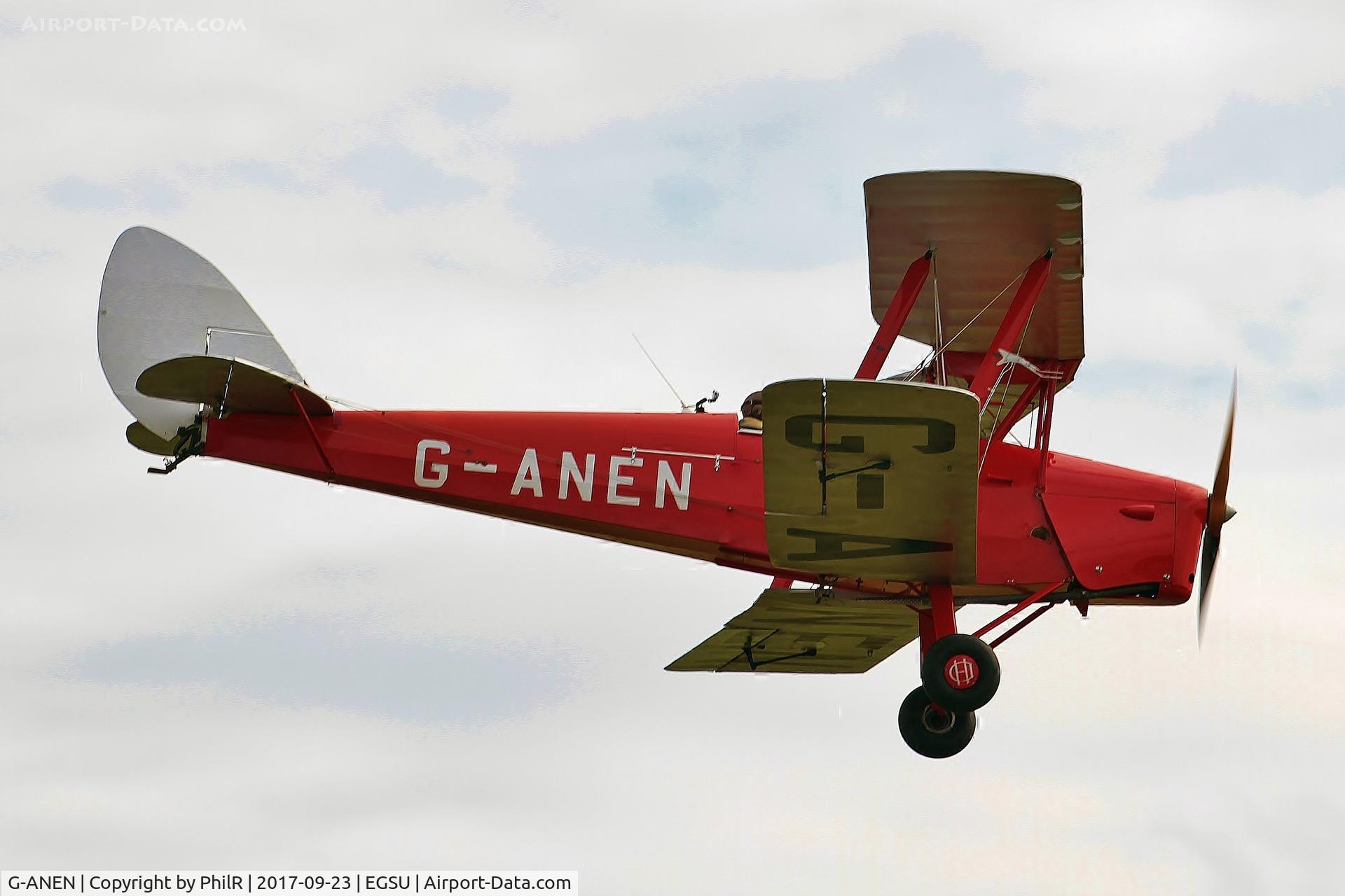 G-ANEN, 1942 De Havilland DH-82A Tiger Moth II C/N 85418, G-ANEN 1942 DH82A Tiger Moth Tiger Nine Team BoB Air Show Duxford