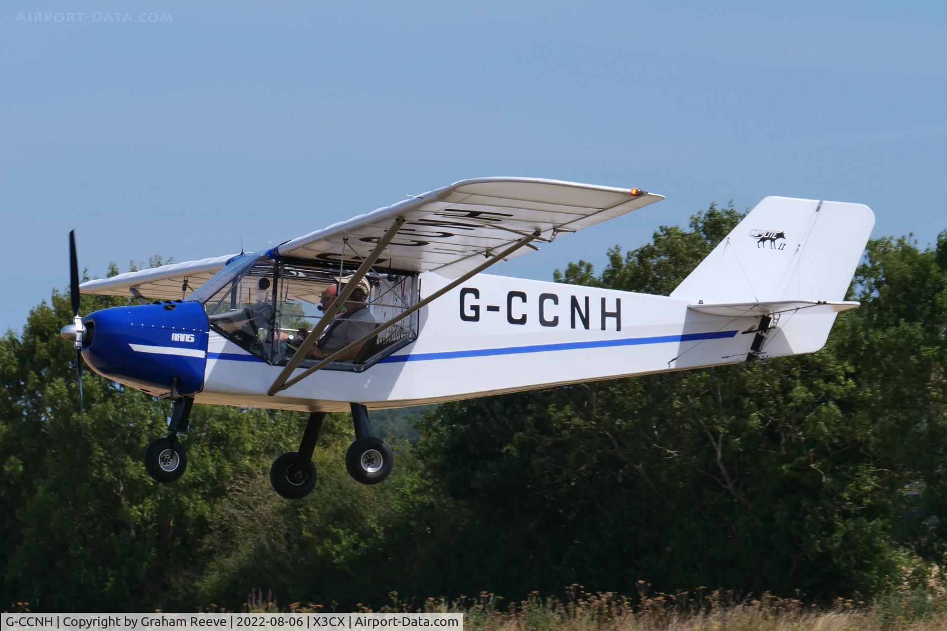 G-CCNH, 2003 Rans S-6ES Coyote II C/N PFA 204-14114, Landing at Northrepps.