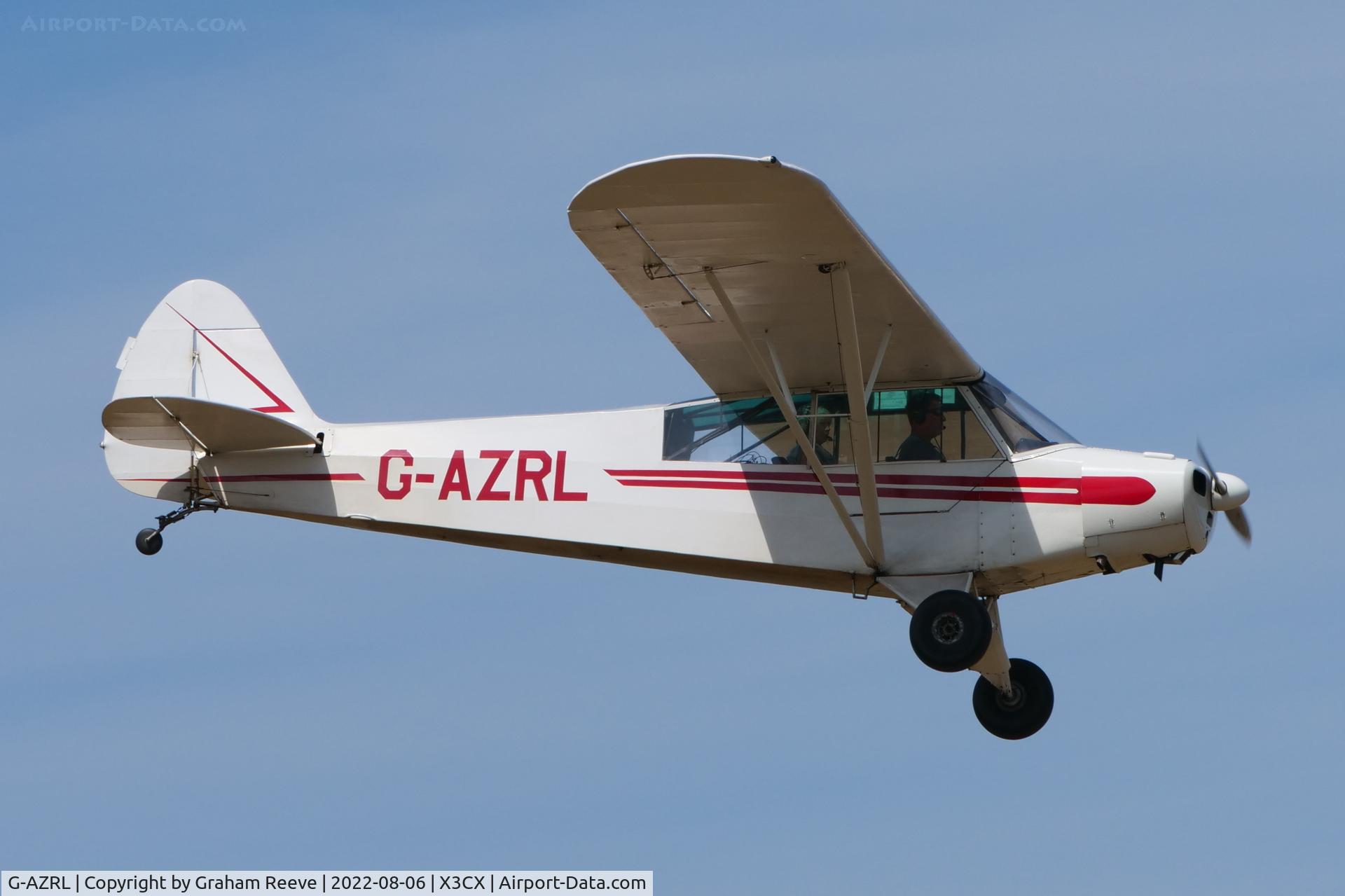 G-AZRL, 1951 Piper L-18C Super Cub (PA-18-95) C/N 18-1331, Landing at Northrepps.