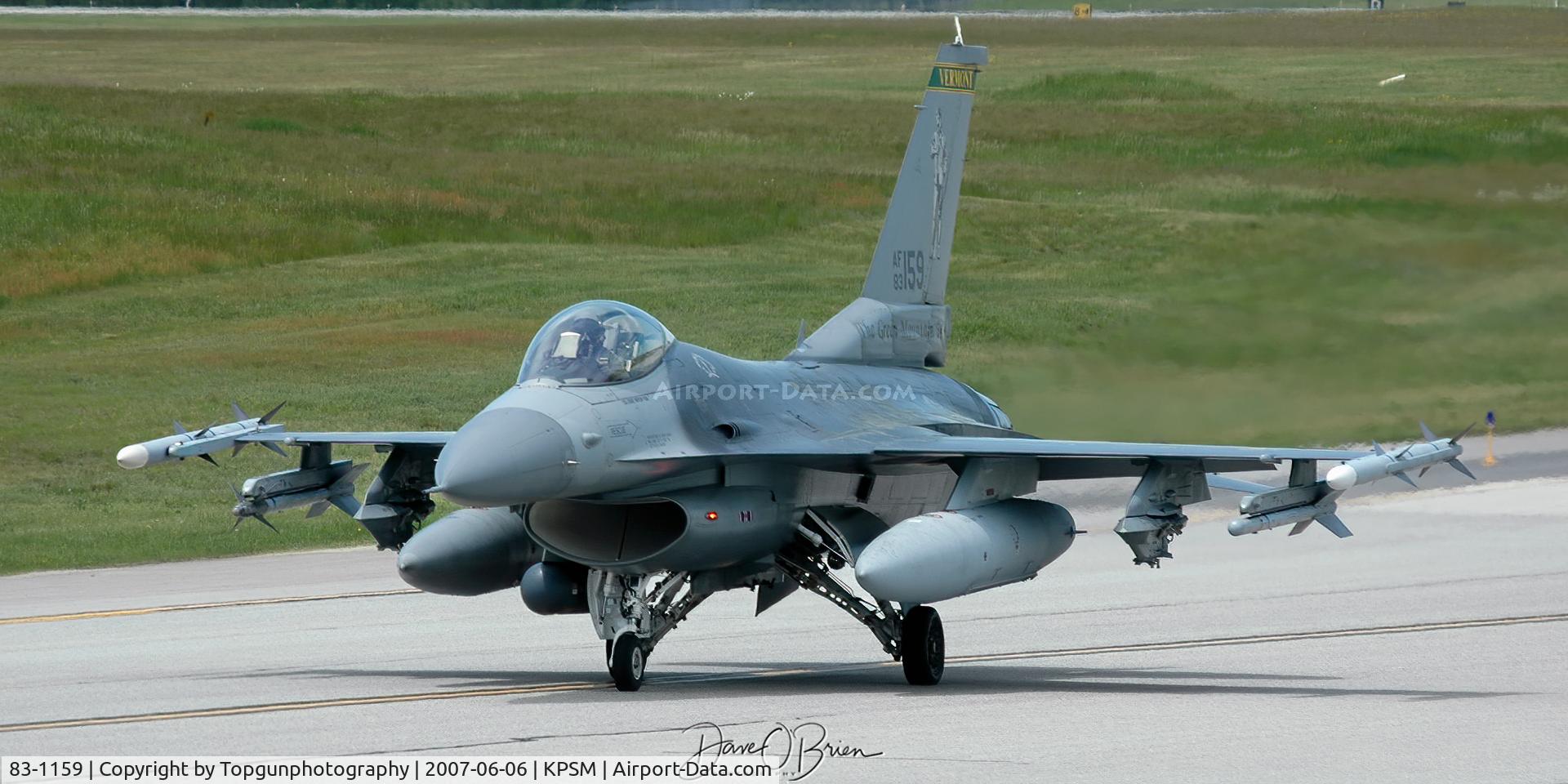 83-1159, 1983 General Dynamics F-16C Fighting Falcon C/N 5C-42, MAPLE31