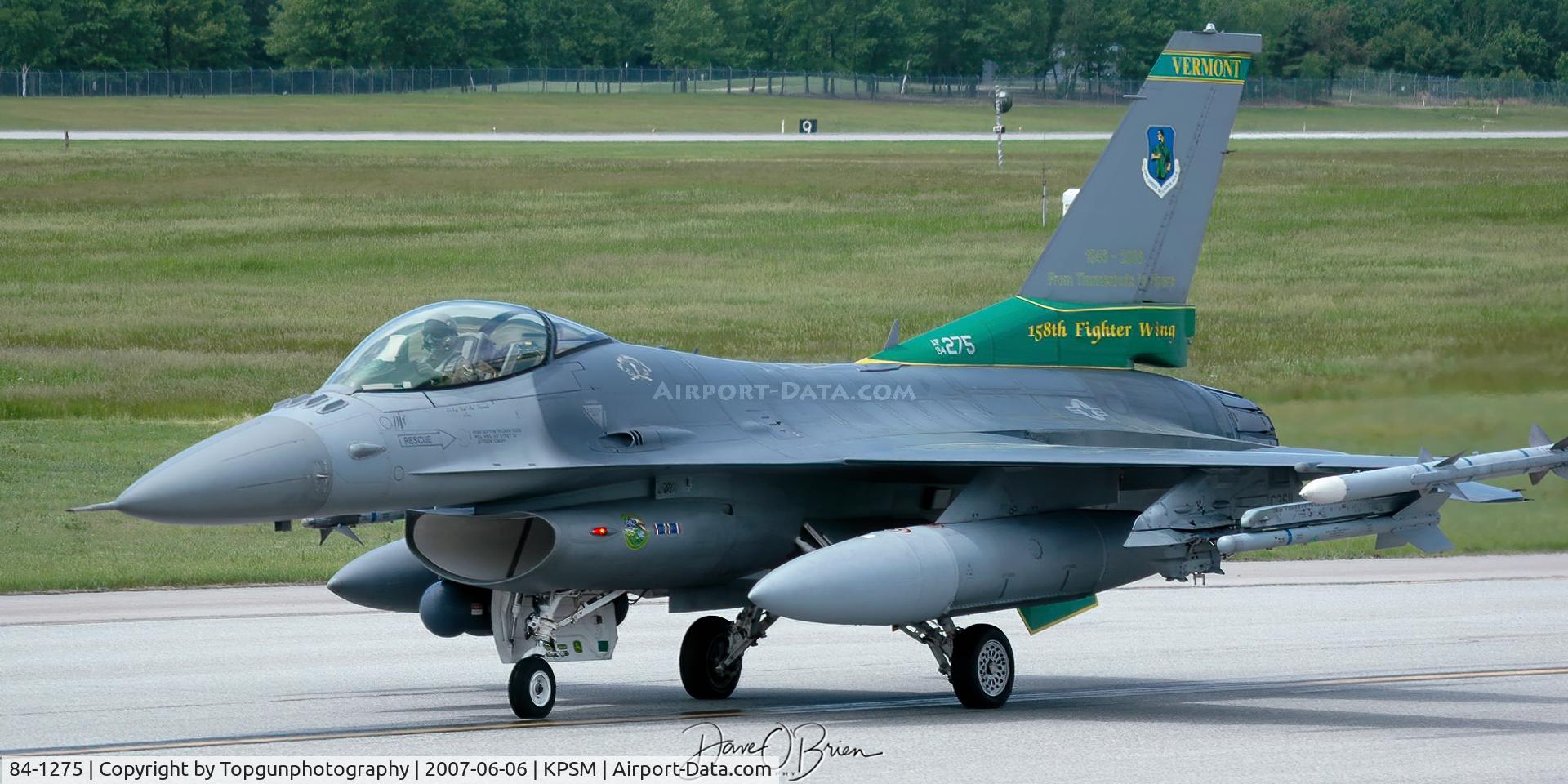 84-1275, 1984 General Dynamics F-16C Fighting Falcon C/N 5C-112, MAPLE41