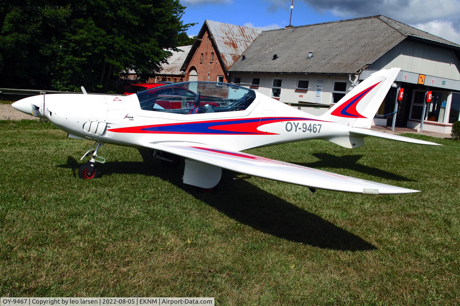 OY-9467, 2021 Shark Aero Shark C/N 099, Mors Tødsø 5.8.2022