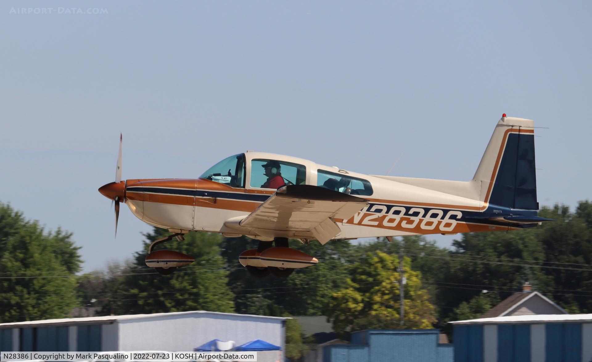 N28386, 1977 Grumman American AA-5B Tiger C/N AA5B0584, Grumman American AA-5B