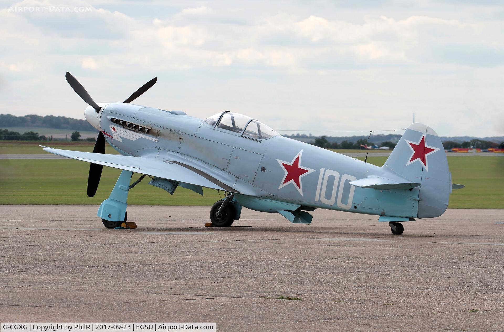 G-CGXG, 1994 Yakovlev Yak-3UA C/N 0470107, G-CGXG 1994 Yakovlev Yak 3UA BoB Air Show Duxford