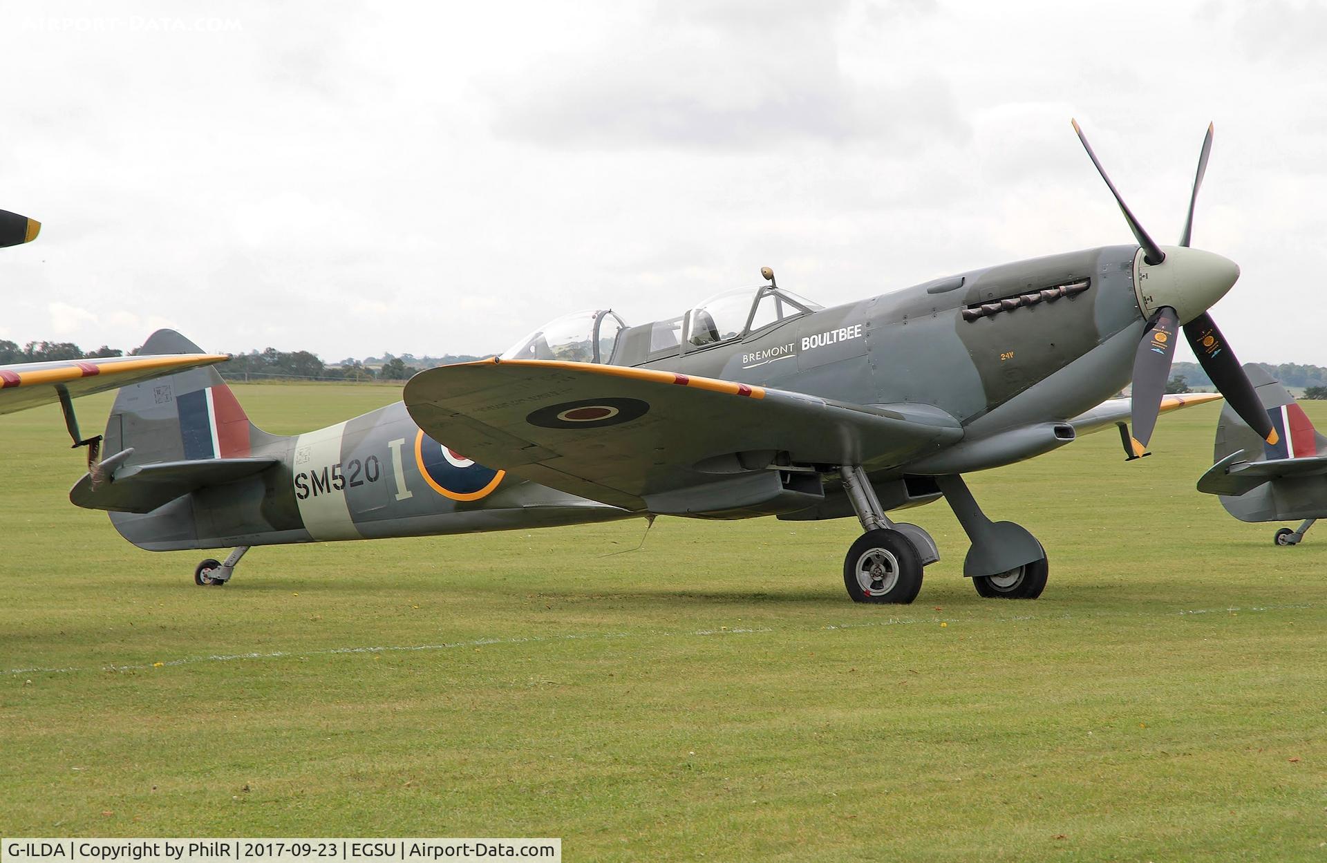 G-ILDA, 1944 Supermarine 509 Spitfire TR.IXc C/N CBAF.10164, SM520 1944 VS Spitfire T9 RAF BoB Air Show Duxford