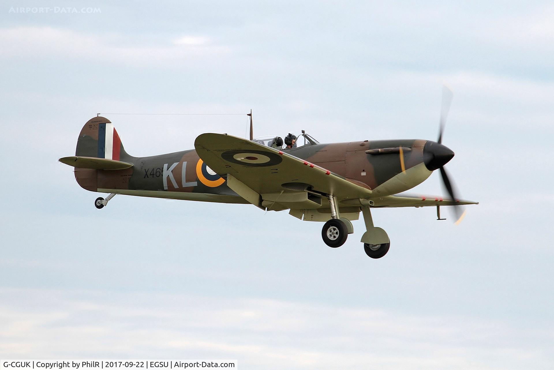 G-CGUK, 1940 Supermarine 300 Spitfire Mk1A C/N 6S-75531, X4650 1940 VS Spitfire la RAF BoB Air Show Duxford