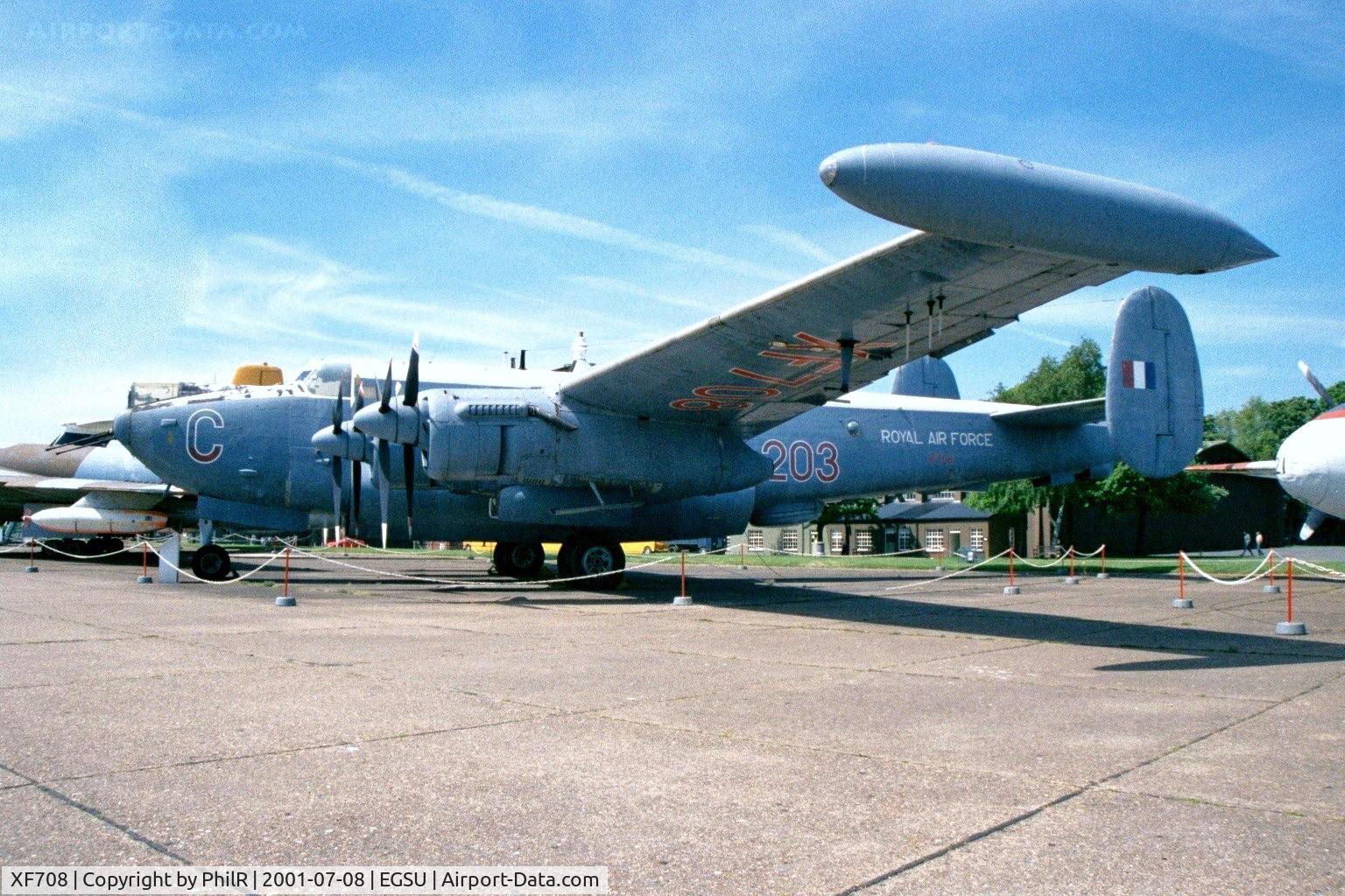XF708, Avro 716 Shackleton MR.3/3 C/N Not found XF708, RAF Avro Shackleton MR2 XF708 Duxford