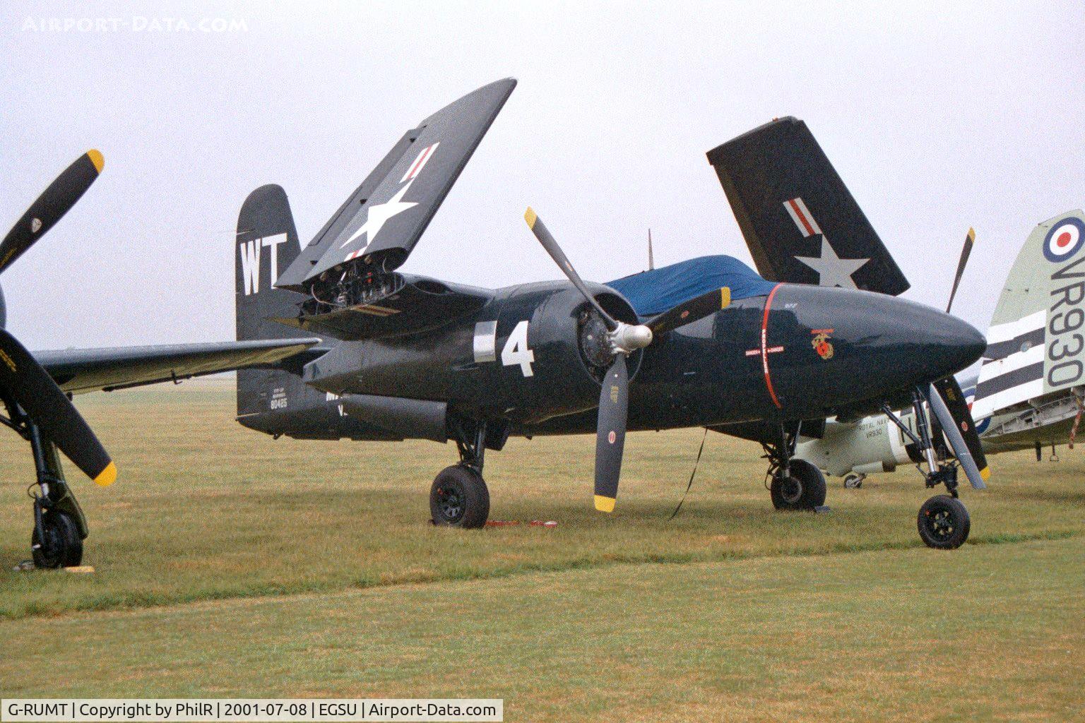G-RUMT, 1945 Grumman F7F-3P Tigercat C/N 80425, USMC Grumman F7F-3P Tigercat Flying Legends Duxford