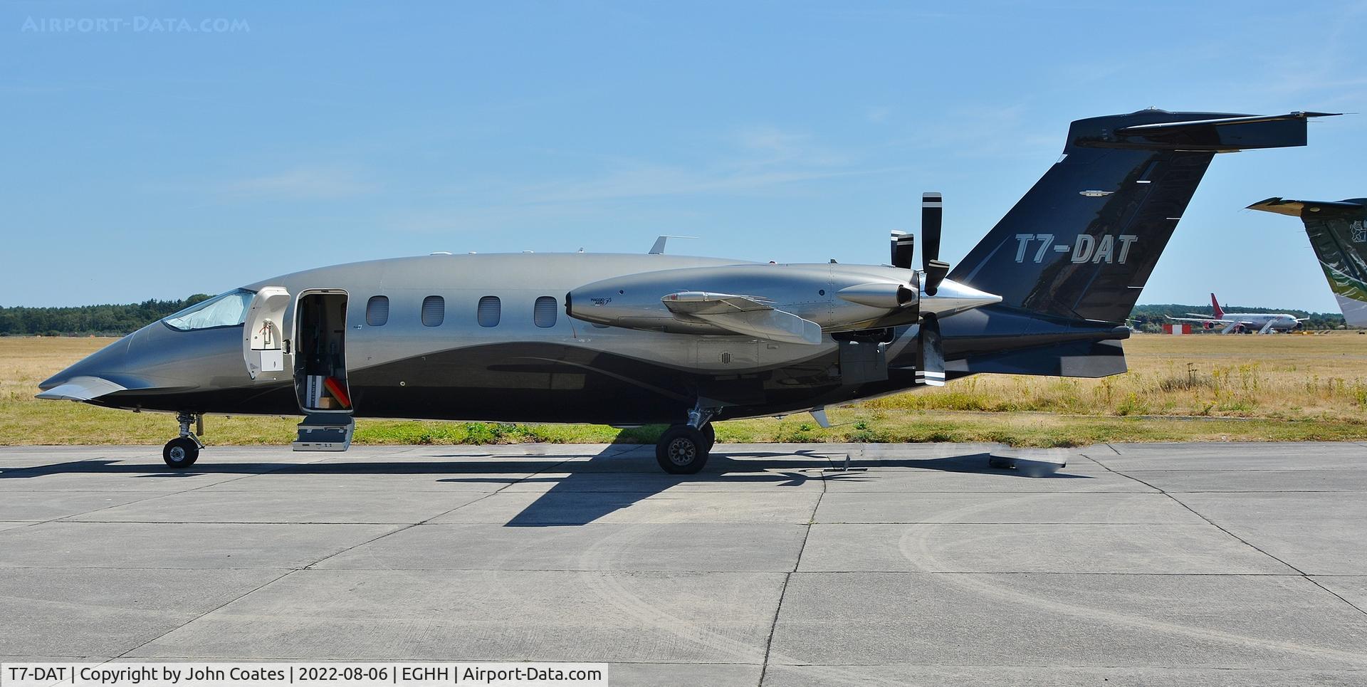 T7-DAT, 2009 Piaggio P-180 Avanti II C/N 1194, Just arrived at BAS