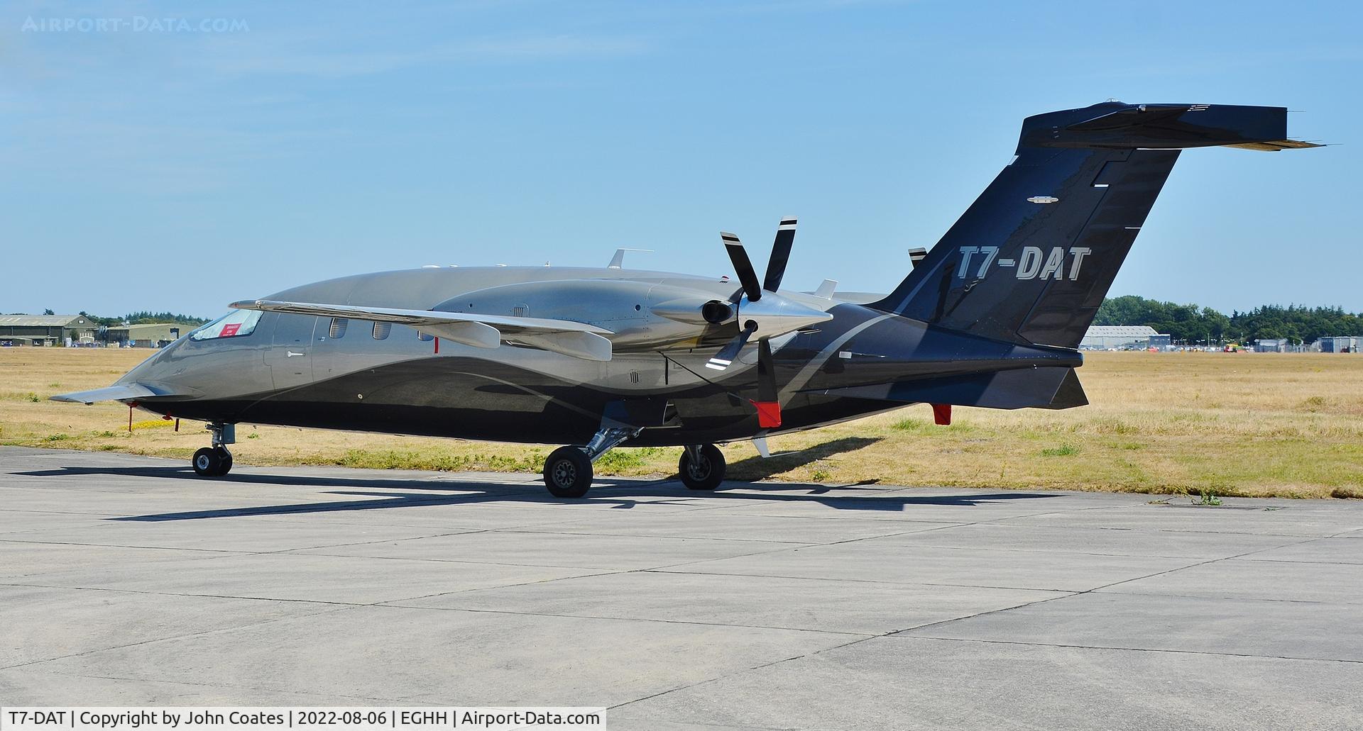 T7-DAT, 2009 Piaggio P-180 Avanti II C/N 1194, Parked at BAS