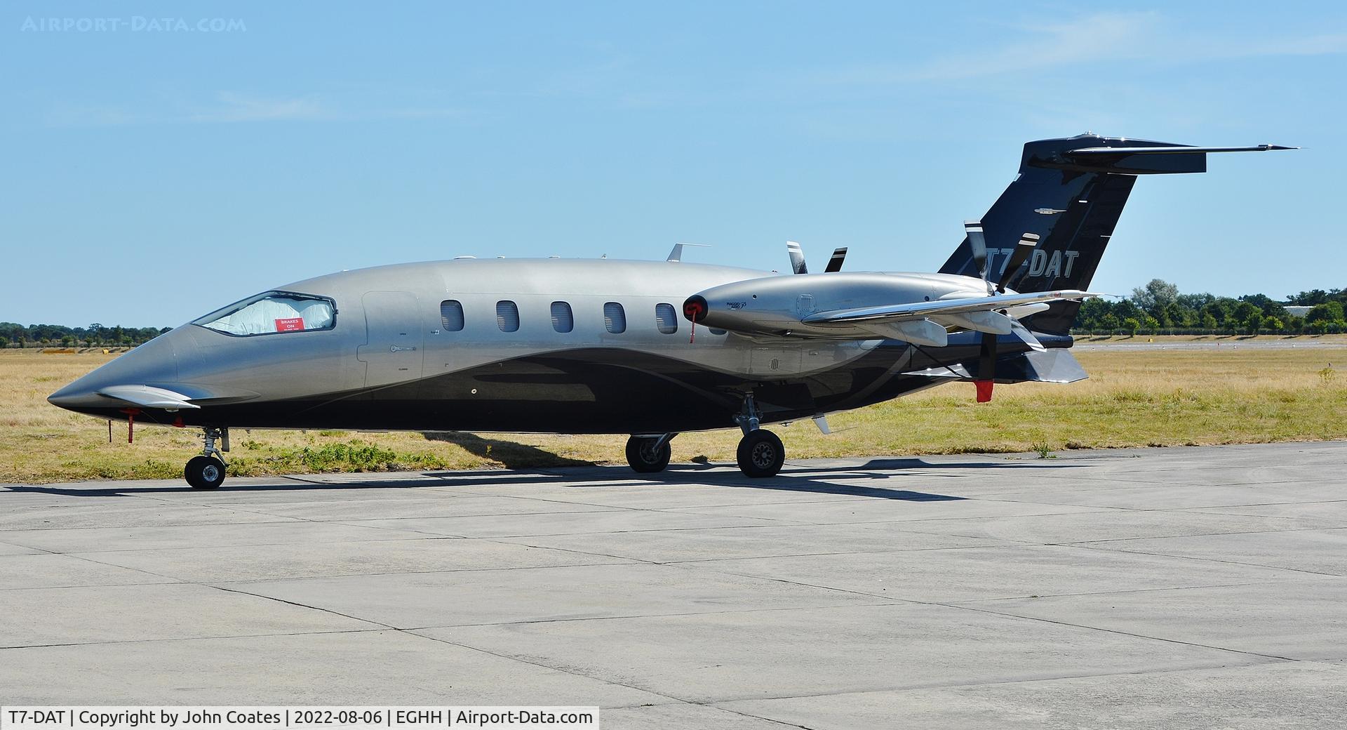 T7-DAT, 2009 Piaggio P-180 Avanti II C/N 1194, Parked at BAS